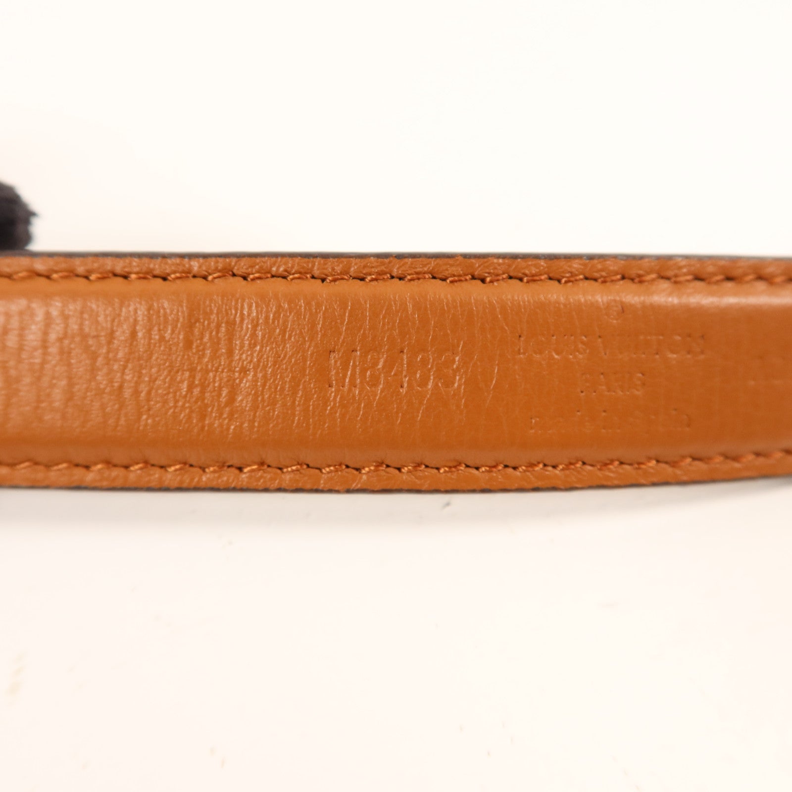 LOUIS VUITTON Monogram Reverse Trio Belt金扣皮帶