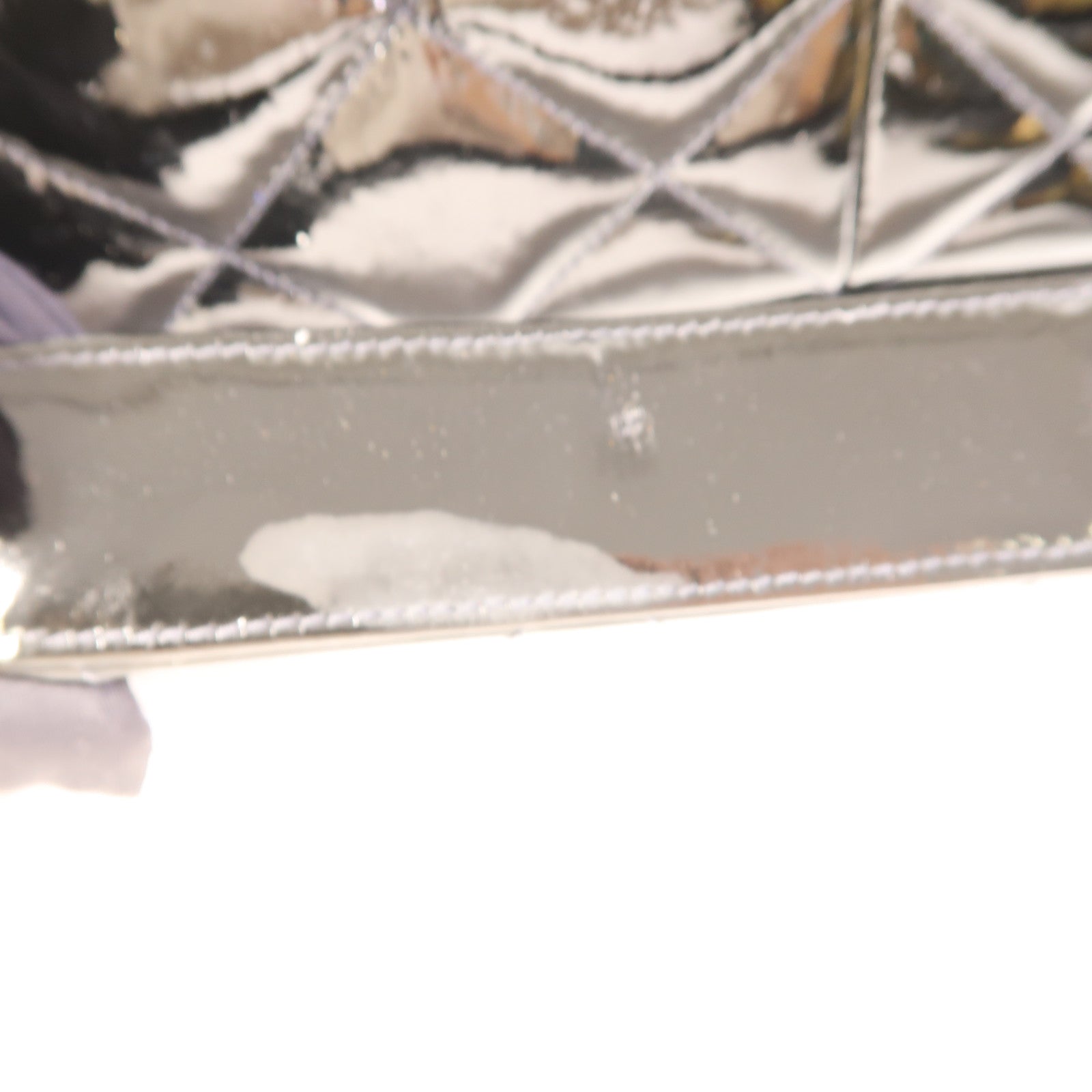 CHANEL 漆皮皮革Chain Shoulder金扣鏈帶肩背袋