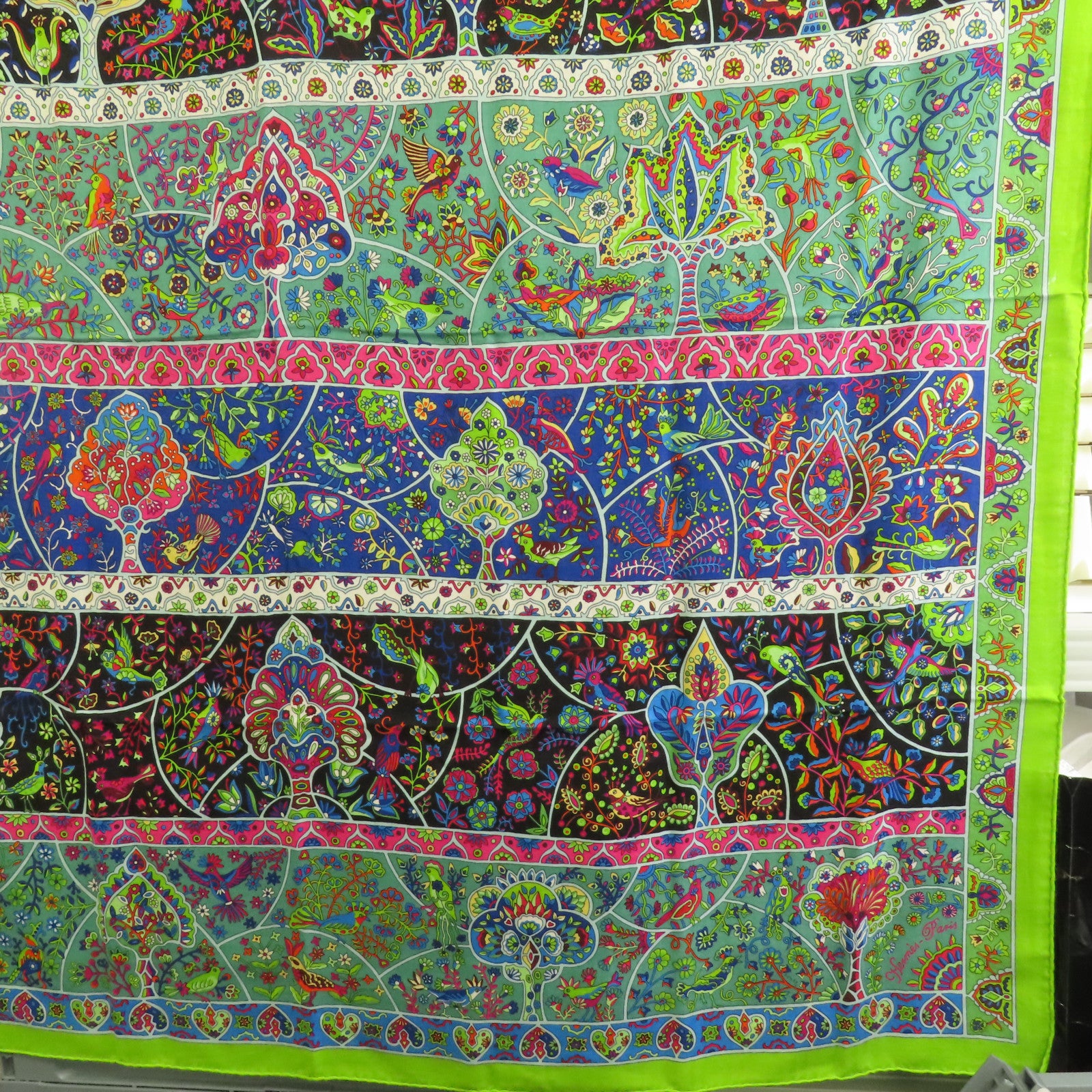 HERMES 羊絨/絲質Scarf圍巾