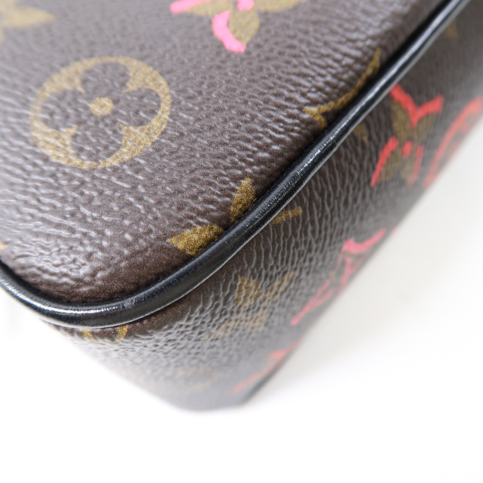 LOUIS VUITTON Monogram Sac Coeur Fall In Love金扣肩背袋棕色