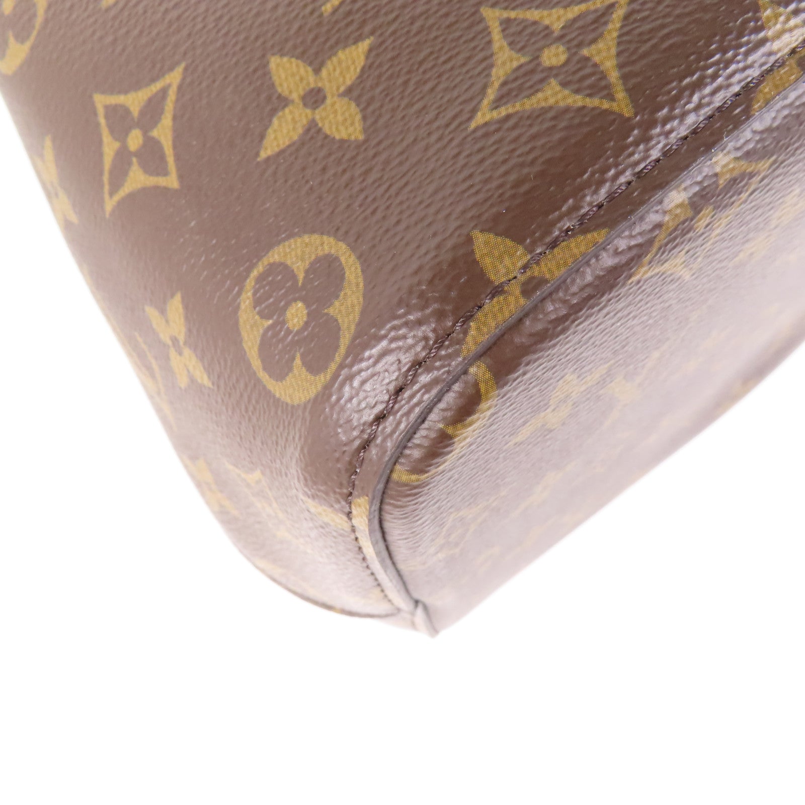 LOUIS VUITTON Monogram NeoNoe MM金扣肩背袋棕色
