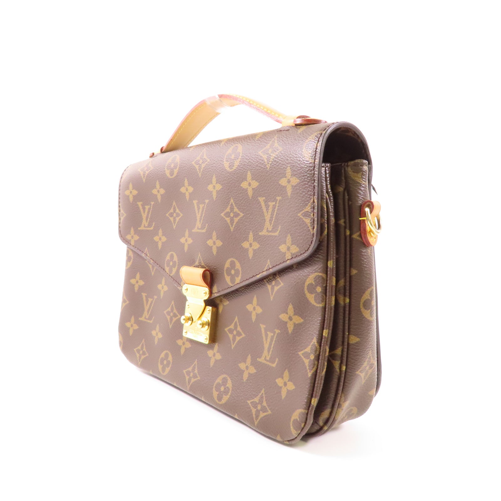 LOUIS VUITTON Monogram Pochette Metis MM金扣手挽肩背兩用袋