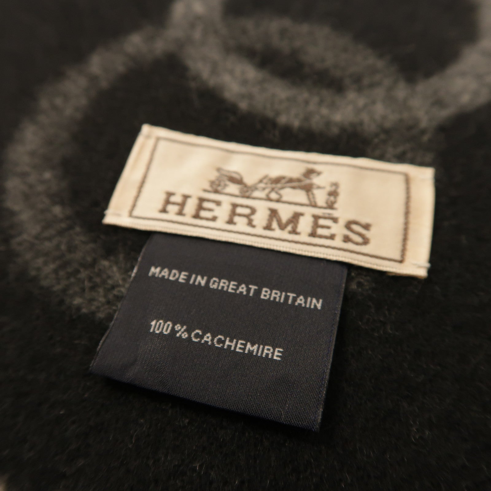 HERMES 羊絨Muffler圍巾