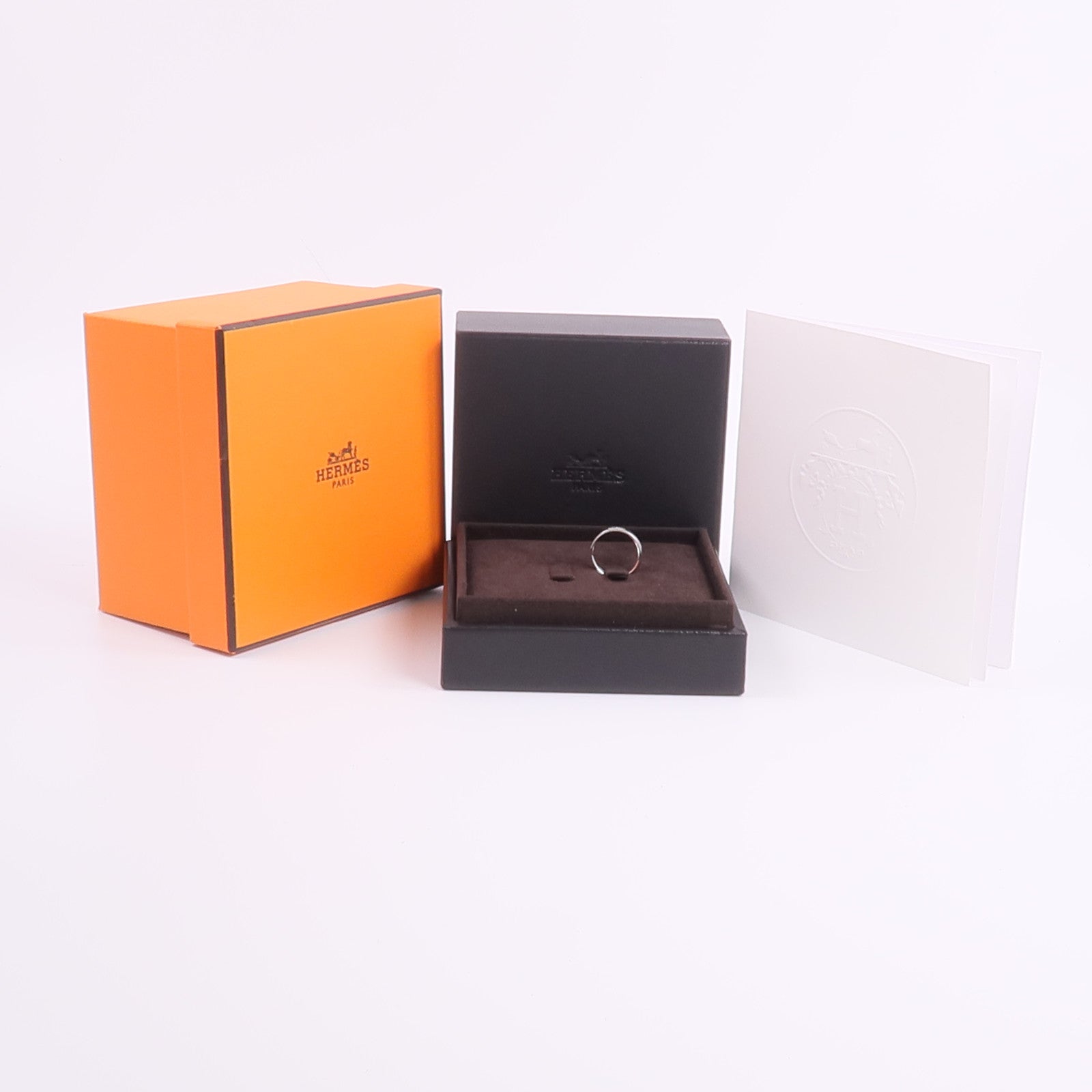 HERMES 18K白金Ever Herakles Ring鑽石戒指