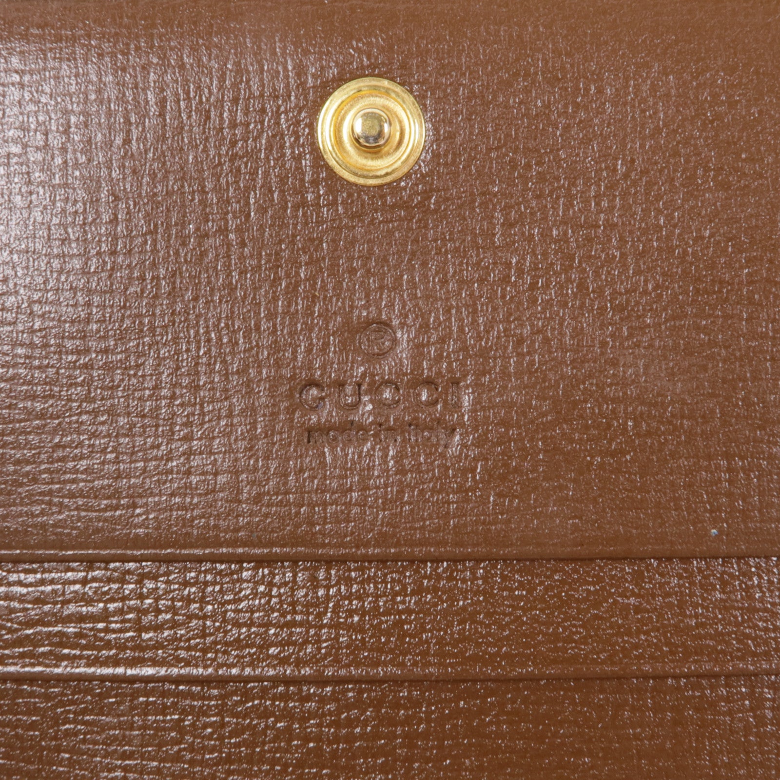 GUCCI 【激減優惠】塗層帆布Wallet金扣錢包