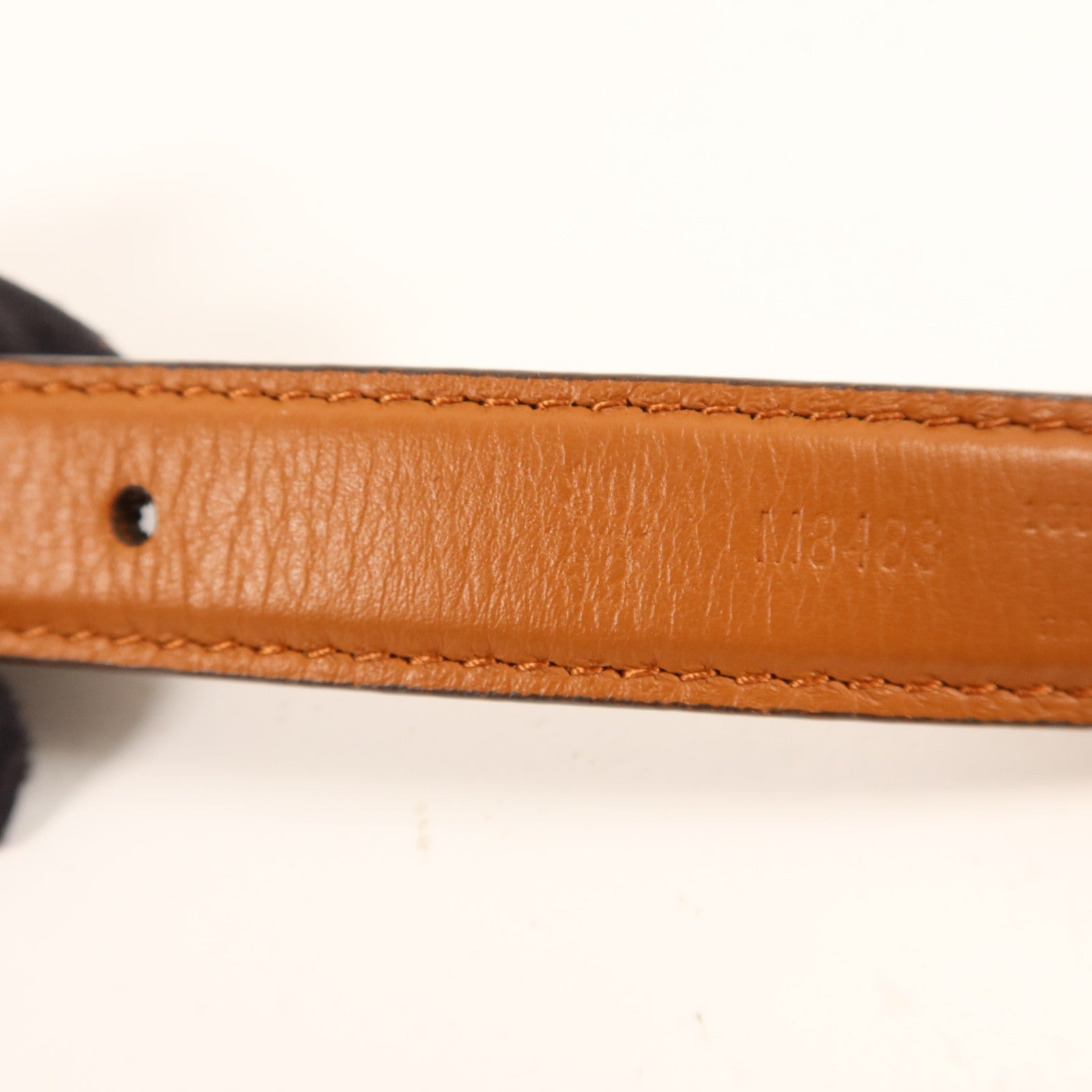 LOUIS VUITTON Monogram Reverse Trio Belt金扣皮帶