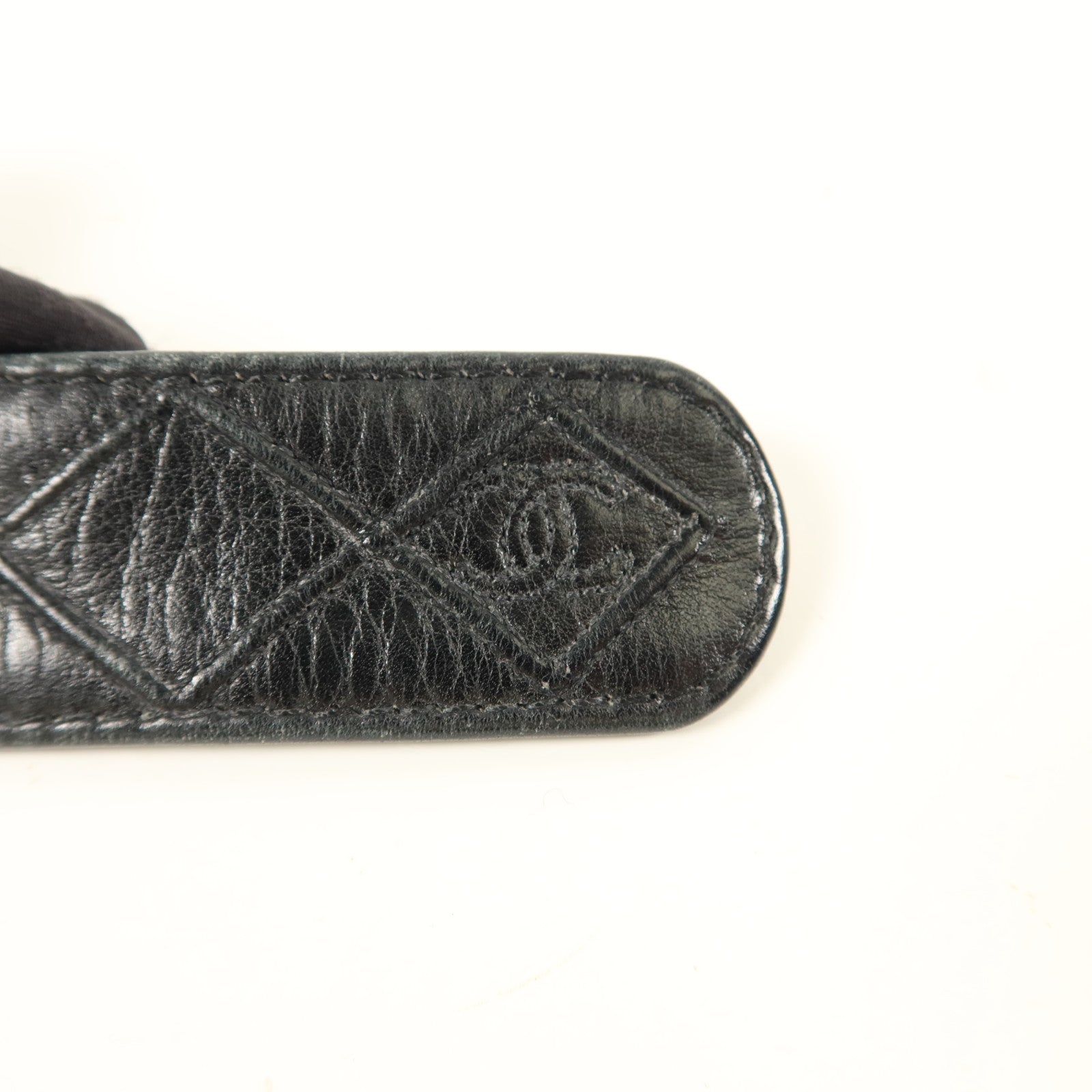 CHANEL 牛皮皮革Vintage Belt皮帶