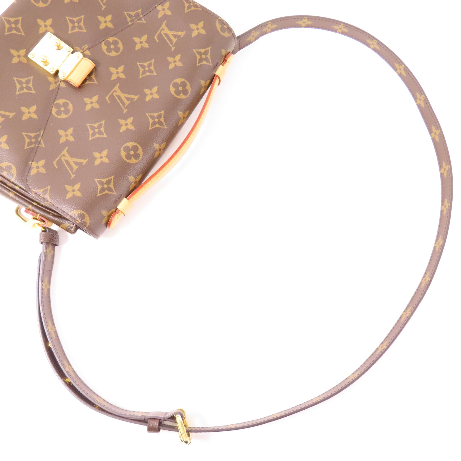 LOUIS VUITTON Monogram Pochette Metis MM金扣手挽肩背兩用袋