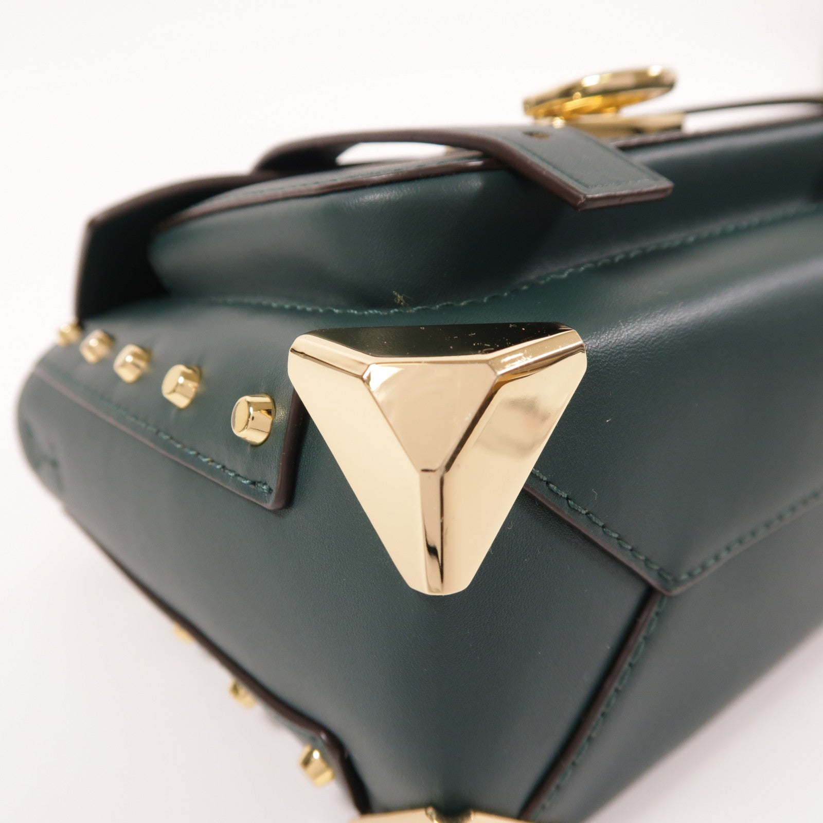 Michael Kors 牛皮皮革Manhattan金扣手挽肩背兩用袋