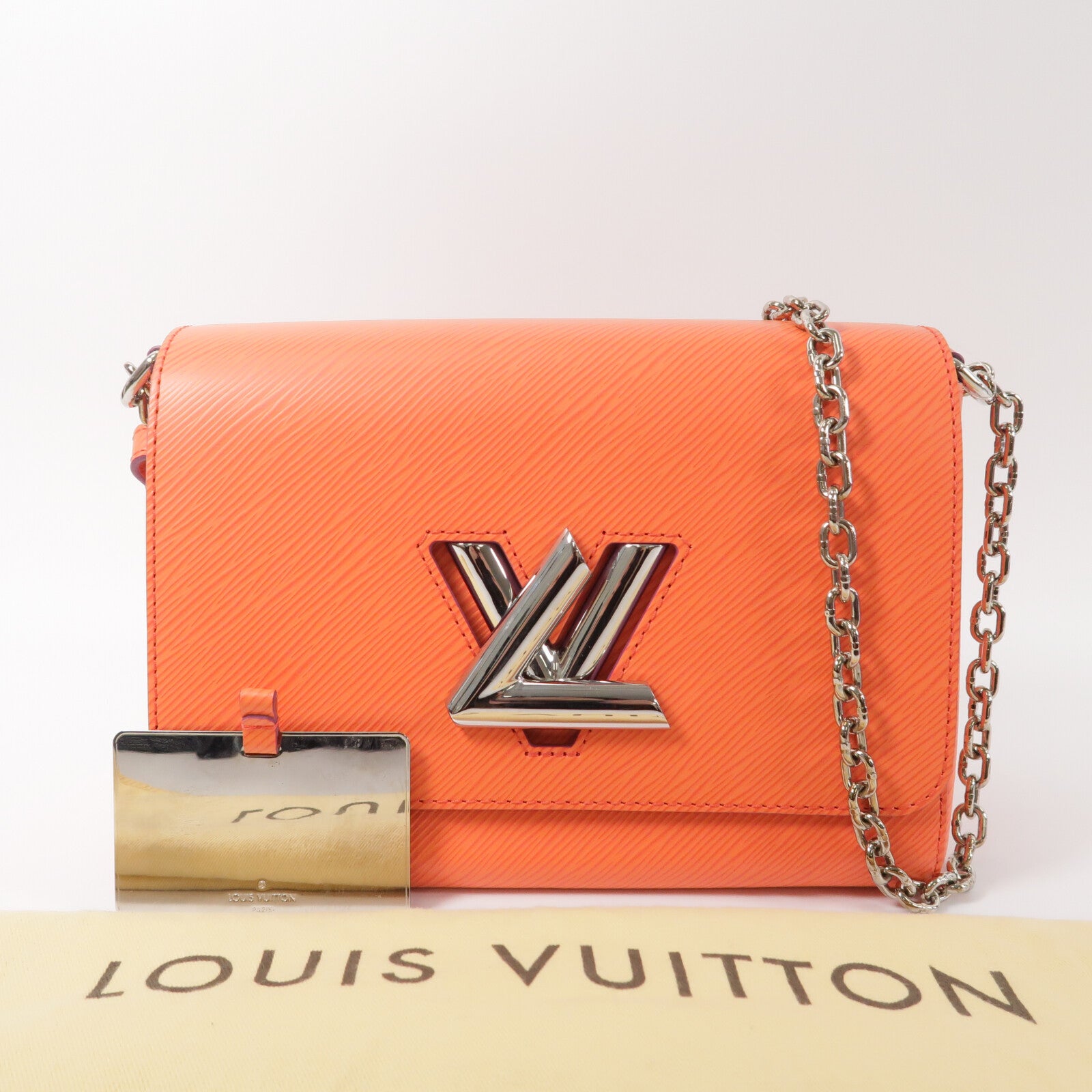 LOUIS VUITTON Epi Twist MM鏈帶肩背袋