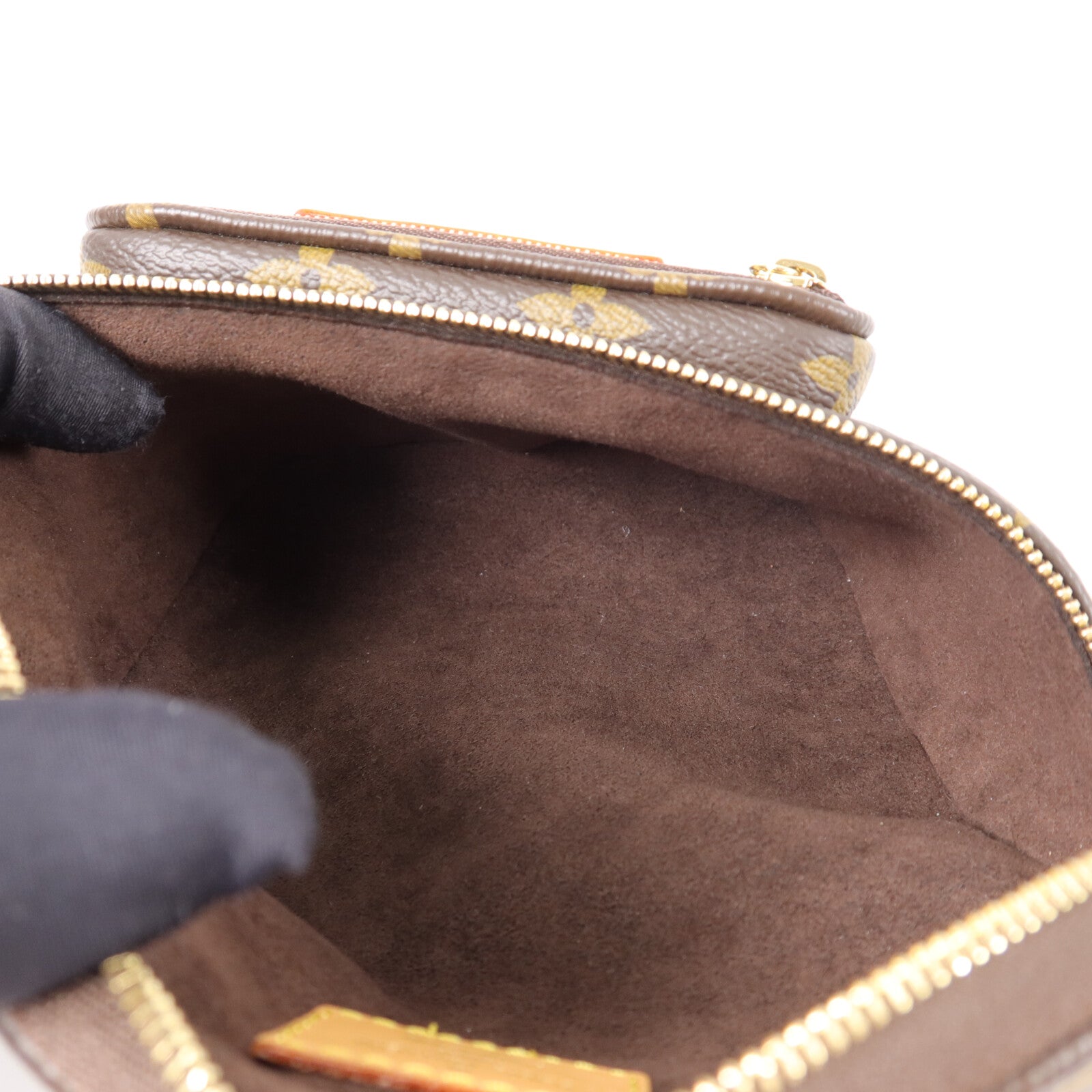 LOUIS VUITTON Monogram Mini Bumbag手挽肩背兩用袋棕色