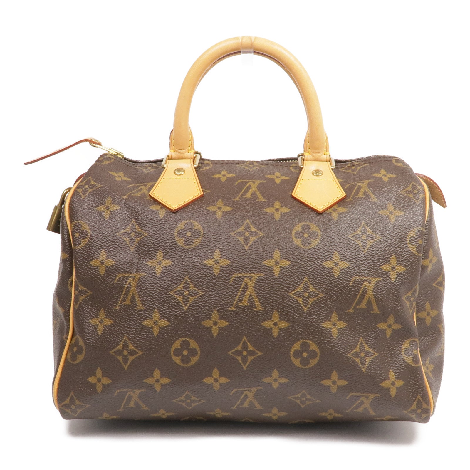 LOUIS VUITTON Monogram Speedy 25金扣手挽袋