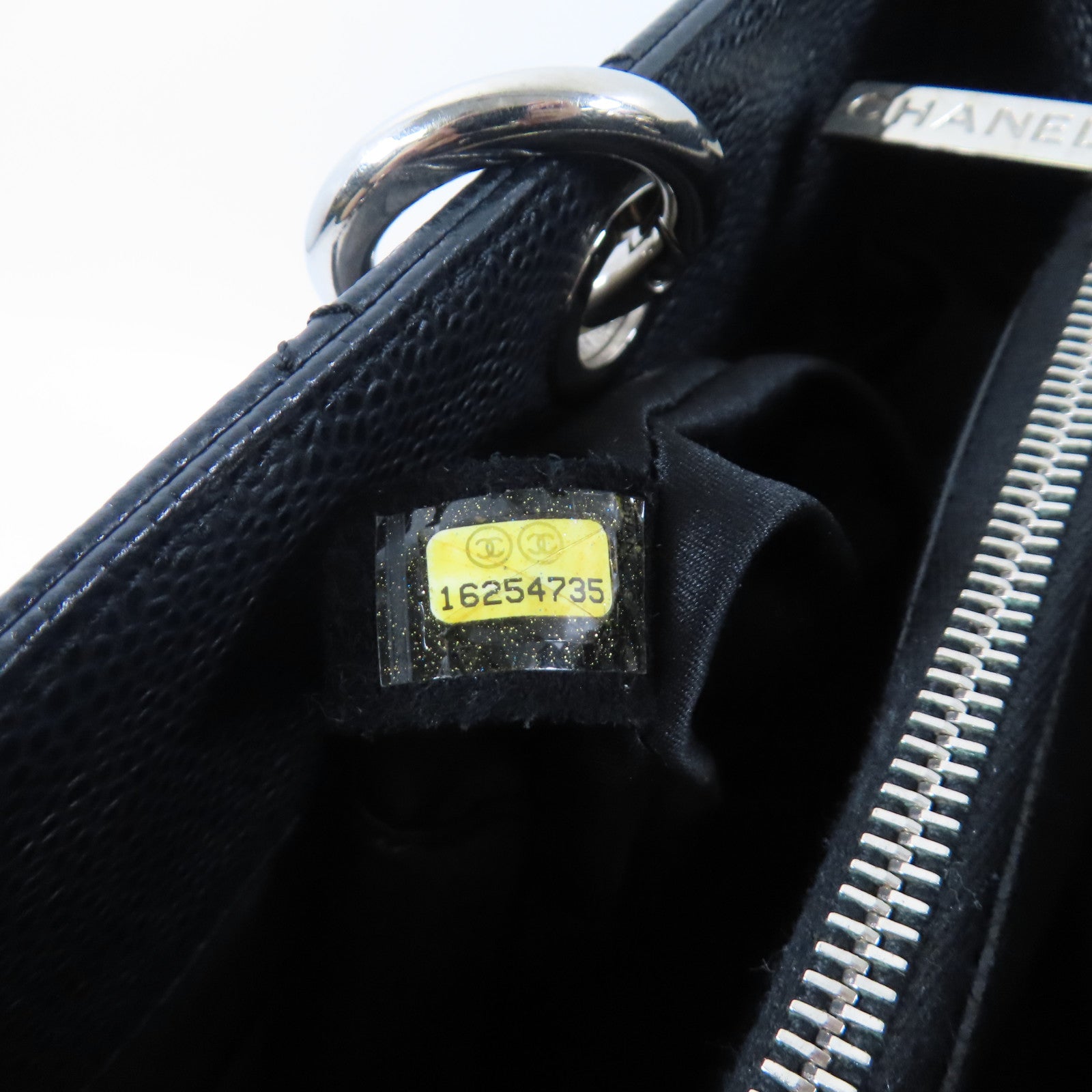 CHANEL 牛皮皮革Grand Shopping Tote銀扣肩背袋/手挽袋