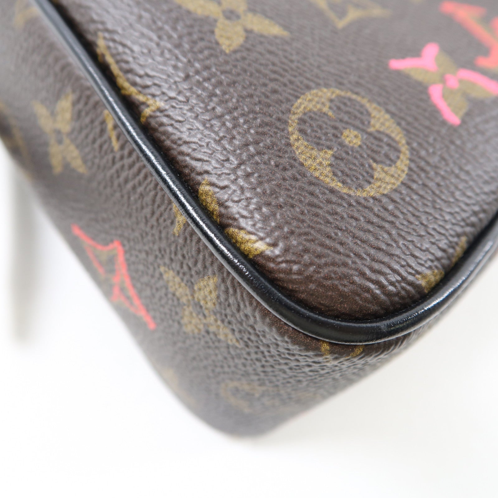 LOUIS VUITTON Monogram Sac Coeur Fall In Love金扣肩背袋棕色
