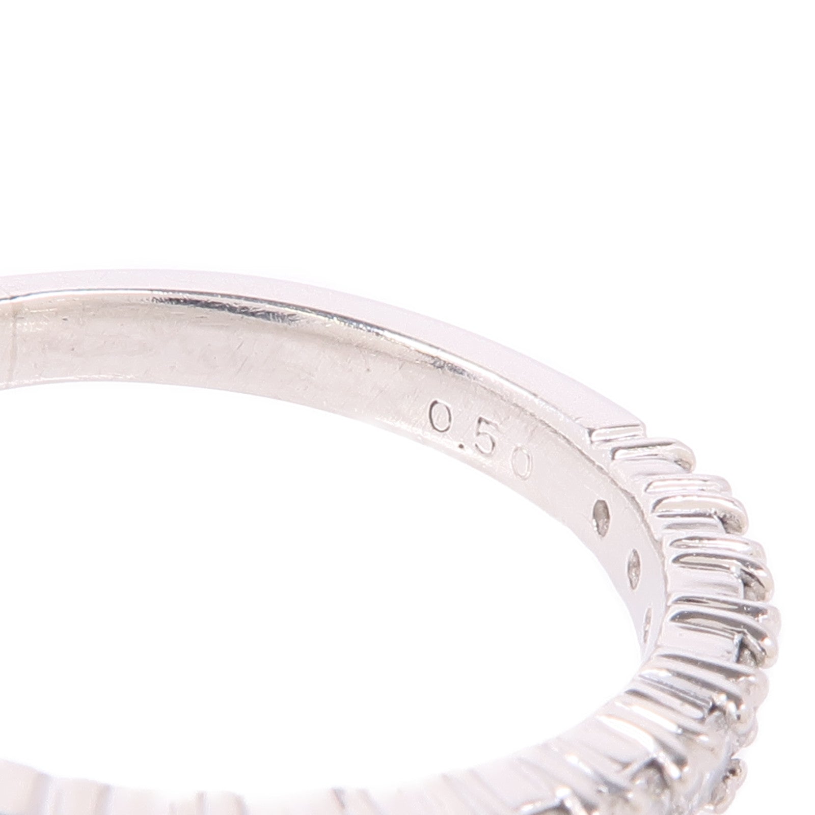 JEWELRY Diamond Ring PT900 Platinum US#9