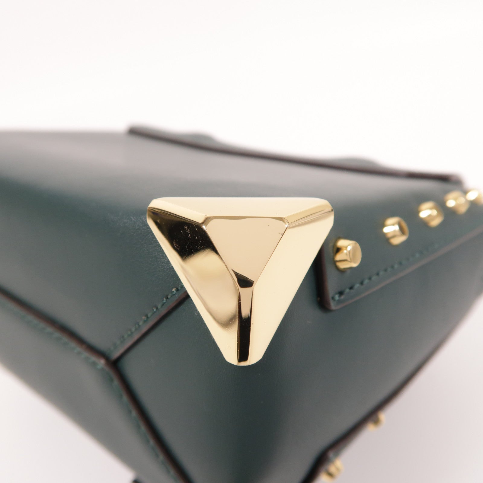 Michael Kors 牛皮皮革Manhattan金扣手挽肩背兩用袋
