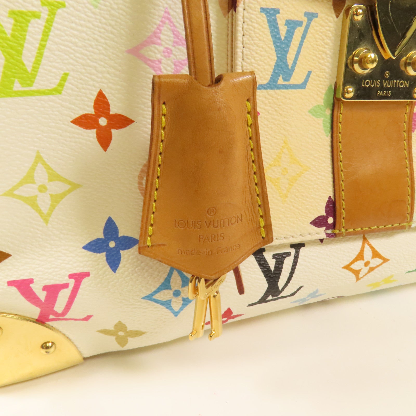 LOUIS VUITTON Monogram Multicolore Speedy 30金扣手挽袋