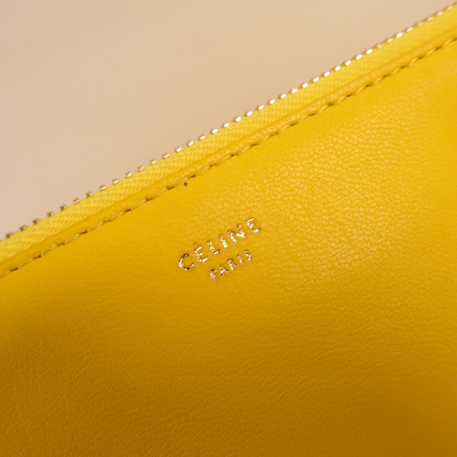 CELINE 羊皮皮革Trio Large肩背袋