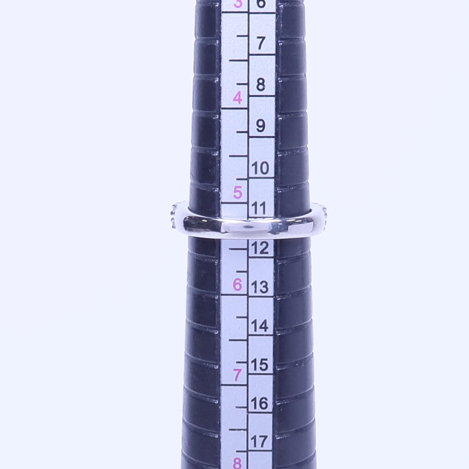 JEWELRY PT900鉑金Aquamarine Diamond Ring藍晶/鑽石戒指US#5.25