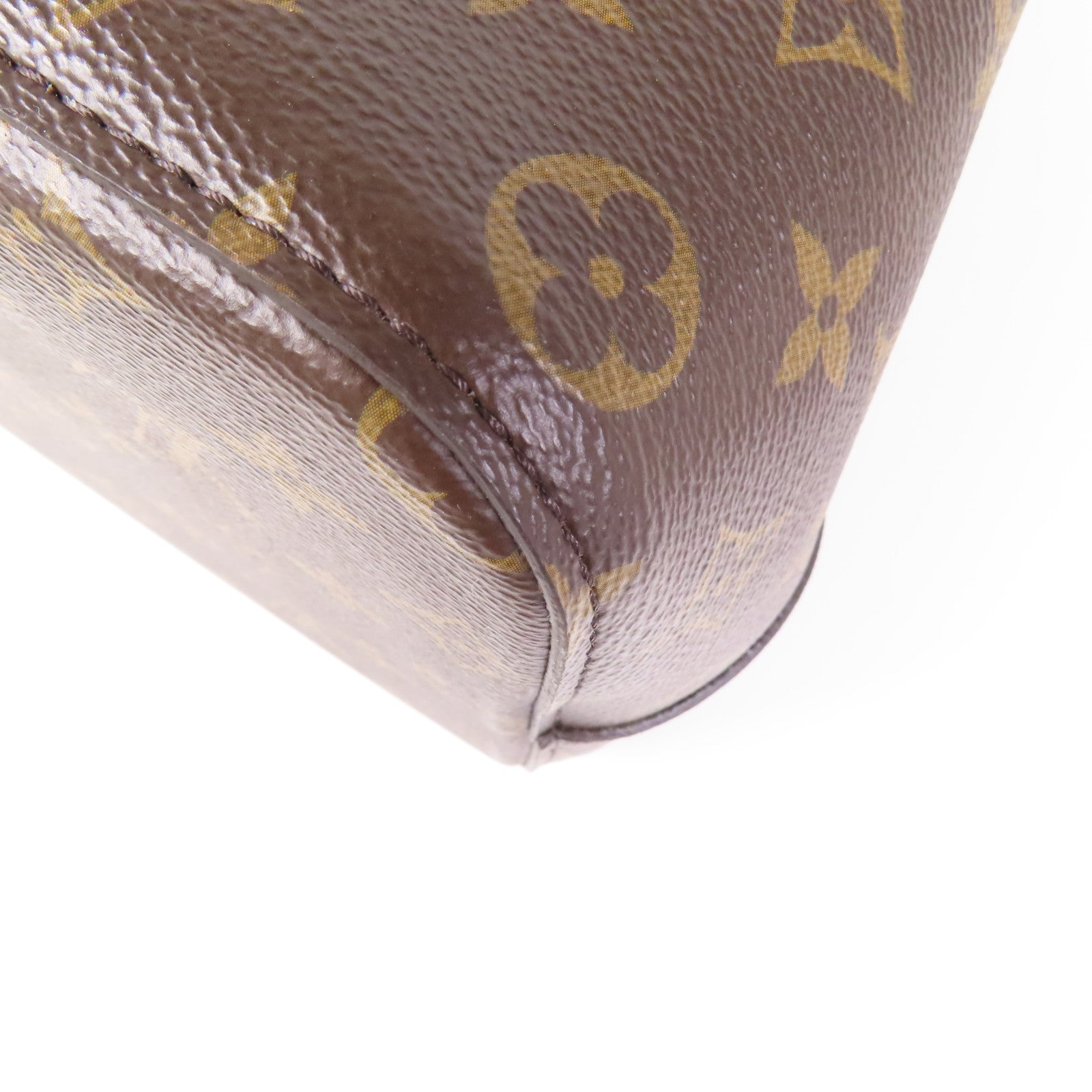 LOUIS VUITTON Monogram NeoNoe MM金扣肩背袋棕色