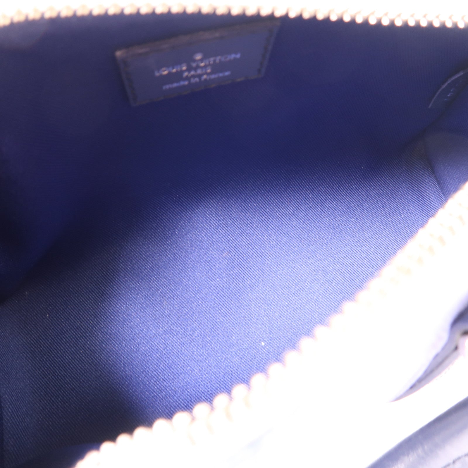 LOUIS VUITTON Monogram Watercolor Keepall XS銀扣手挽肩背兩用袋藍色/白色