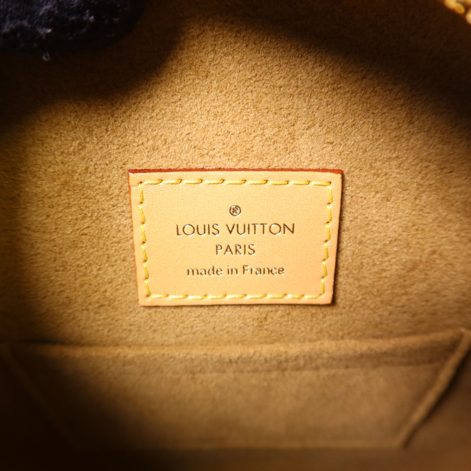 LOUIS VUITTON Monogram Boite Chapeau Souple金扣肩背袋棕色