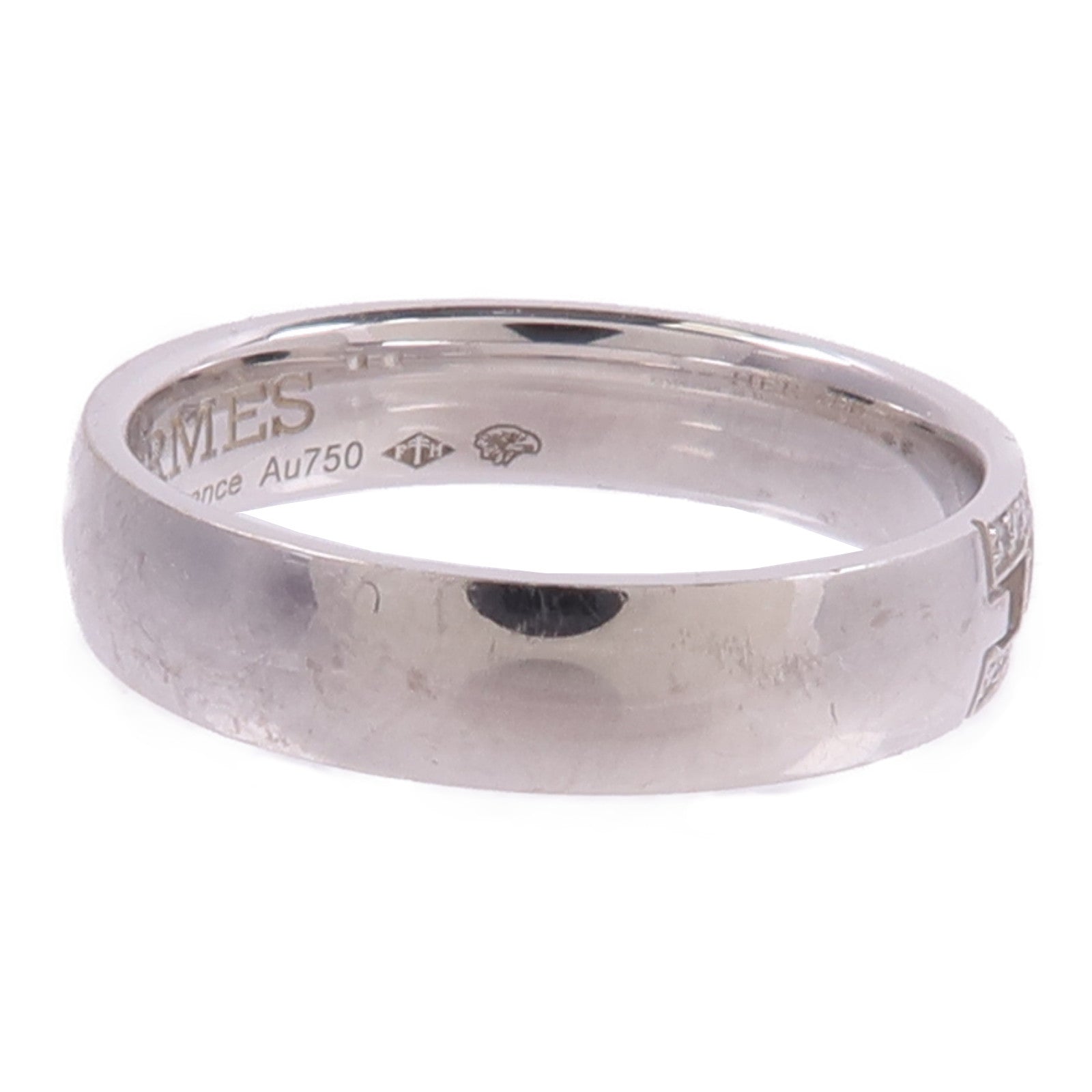 HERMES 18K白金Ever Herakles Ring鑽石戒指