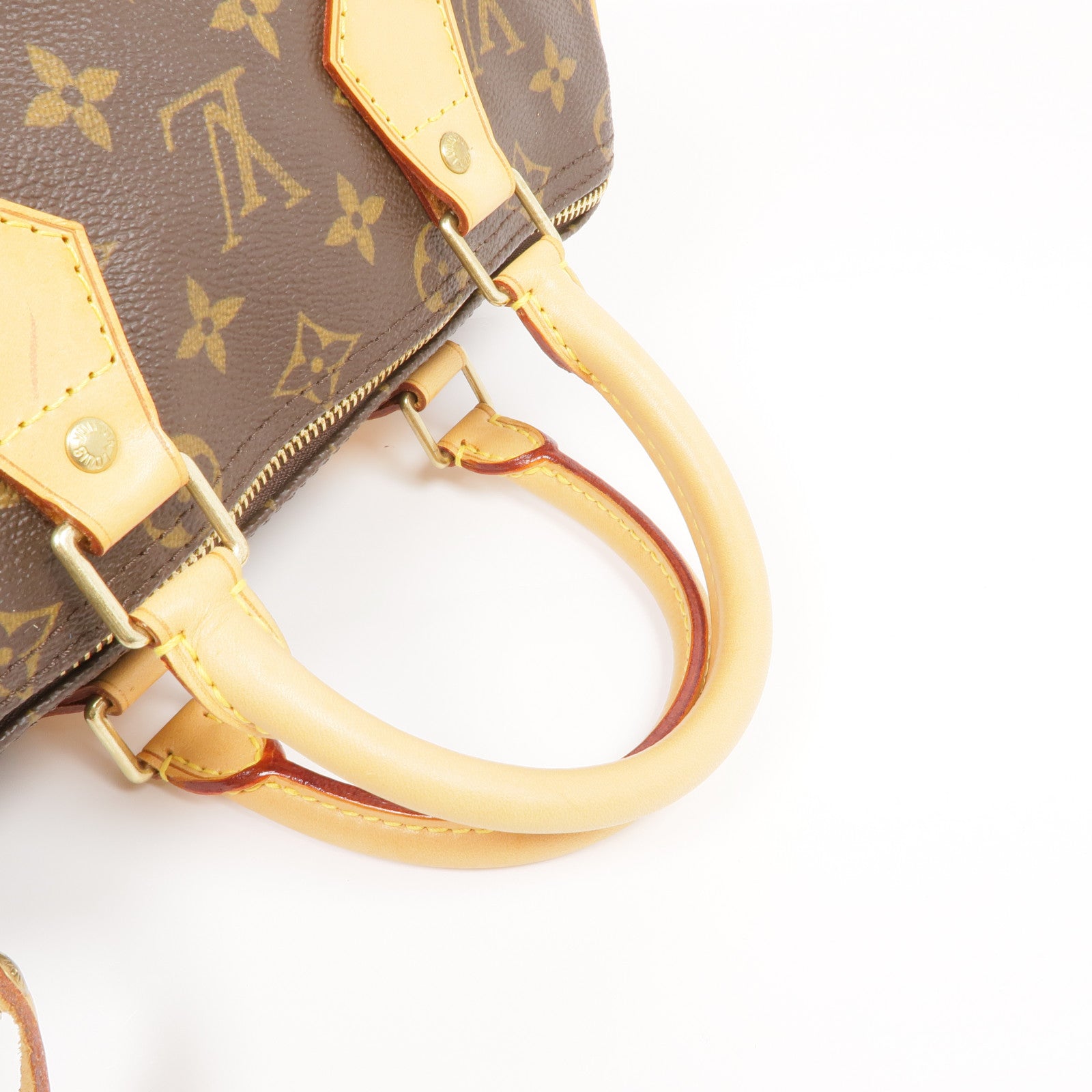 LOUIS VUITTON Monogram Speedy 25金扣手挽袋
