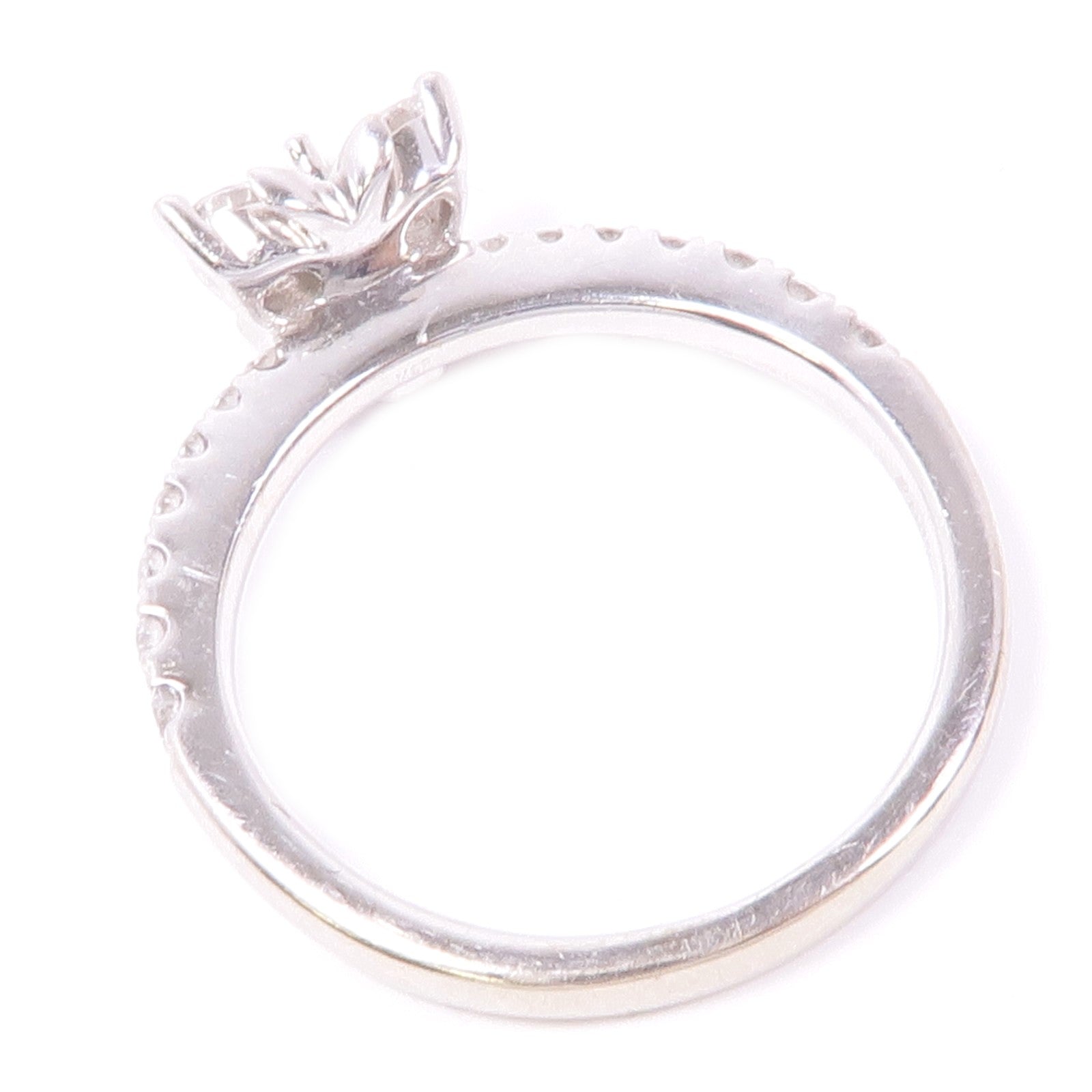 JEWELRY 【激減優惠】18K白金Diamond鑽石戒指US#4.5