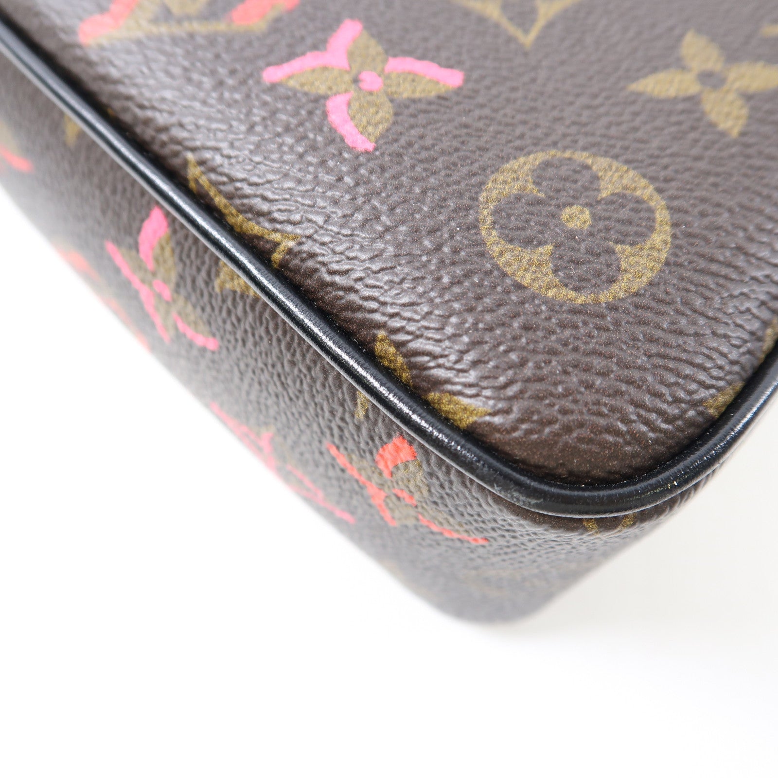 LOUIS VUITTON Monogram Sac Coeur Fall In Love金扣肩背袋棕色