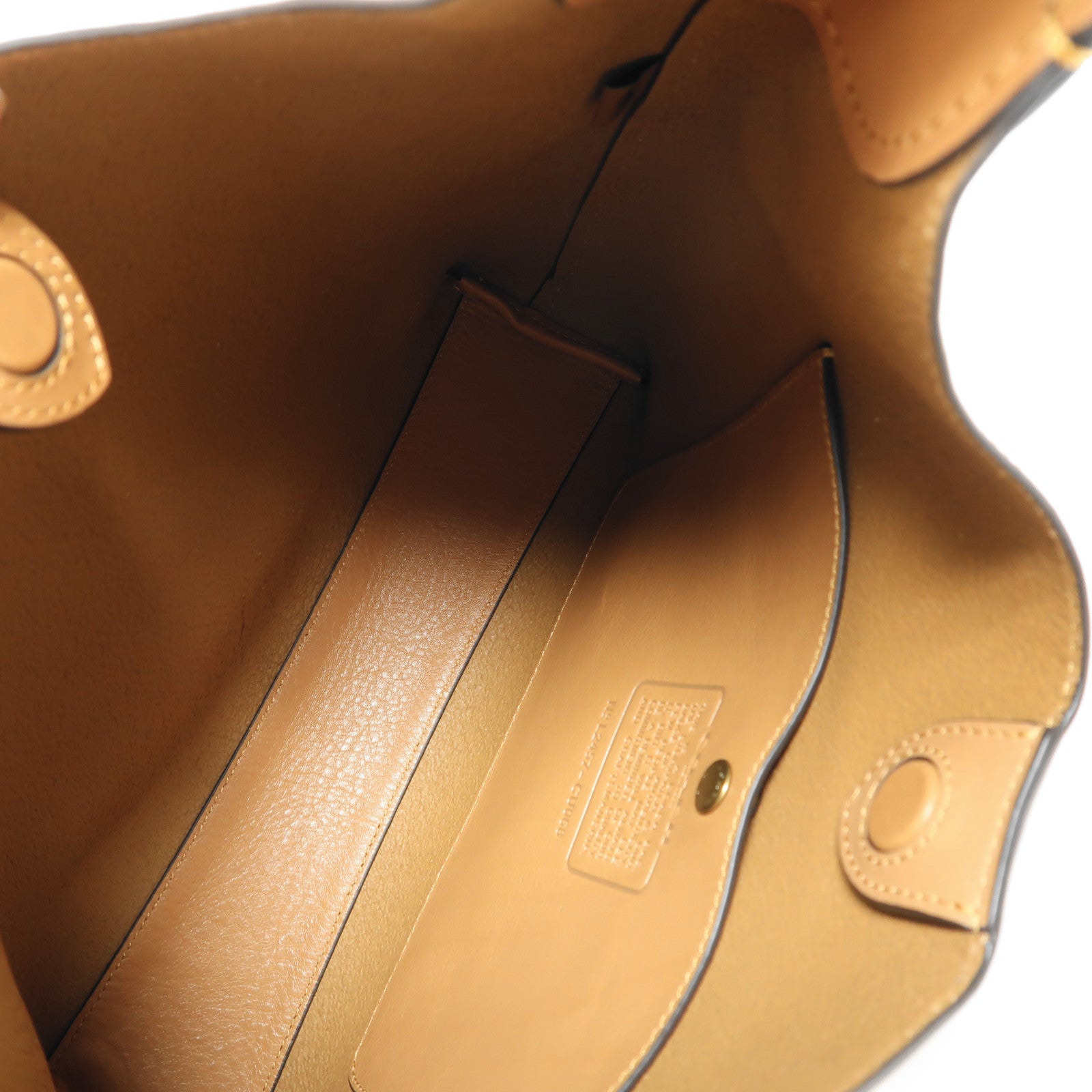 COACH 牛皮皮革Shoulder Bag金扣肩背袋