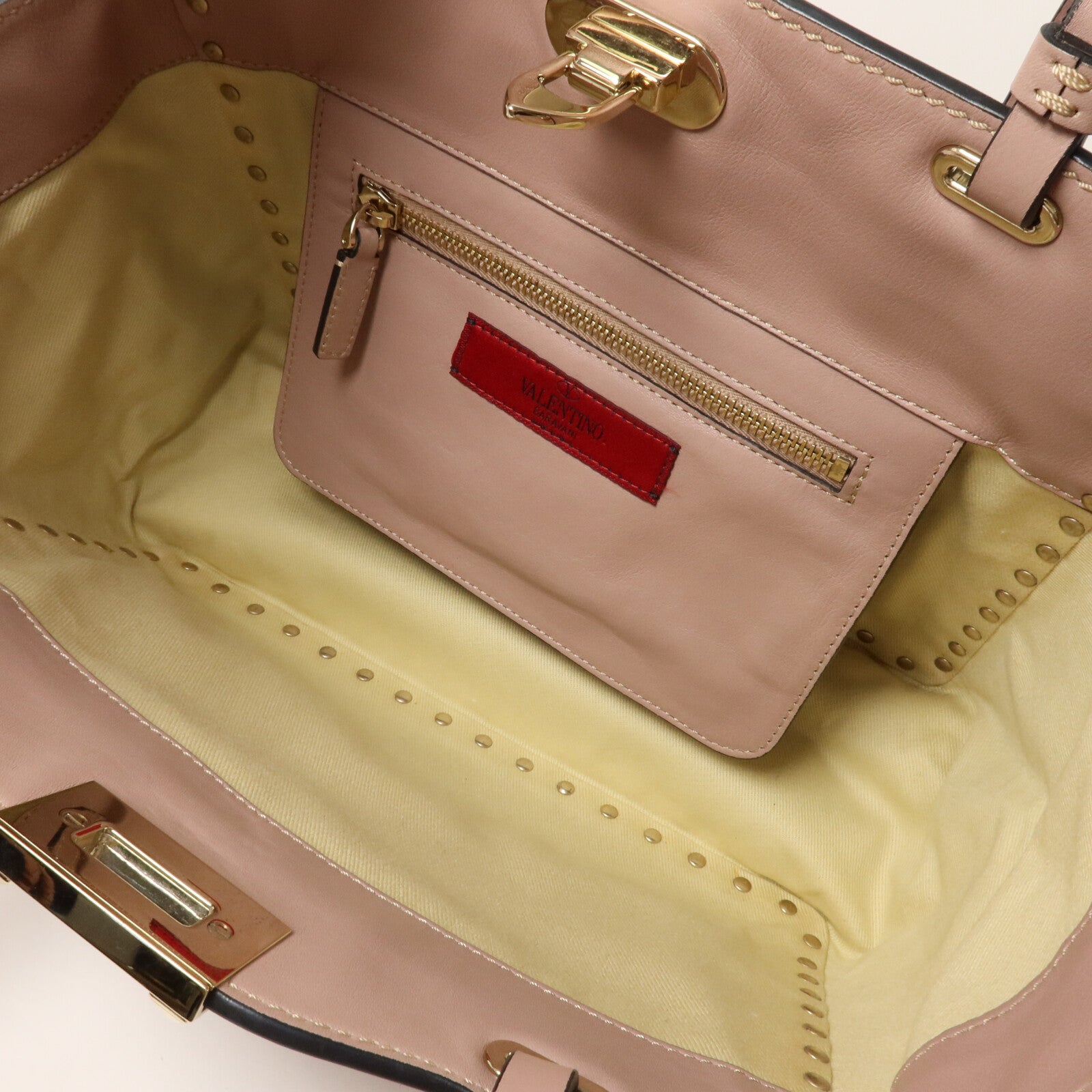 Valentino 牛皮皮革Hand Bag手挽袋