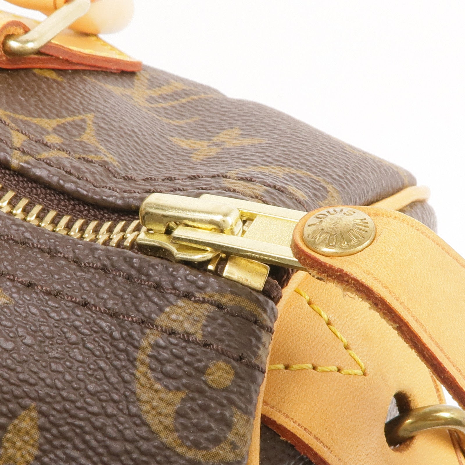 LOUIS VUITTON Monogram Speedy 25金扣手挽袋