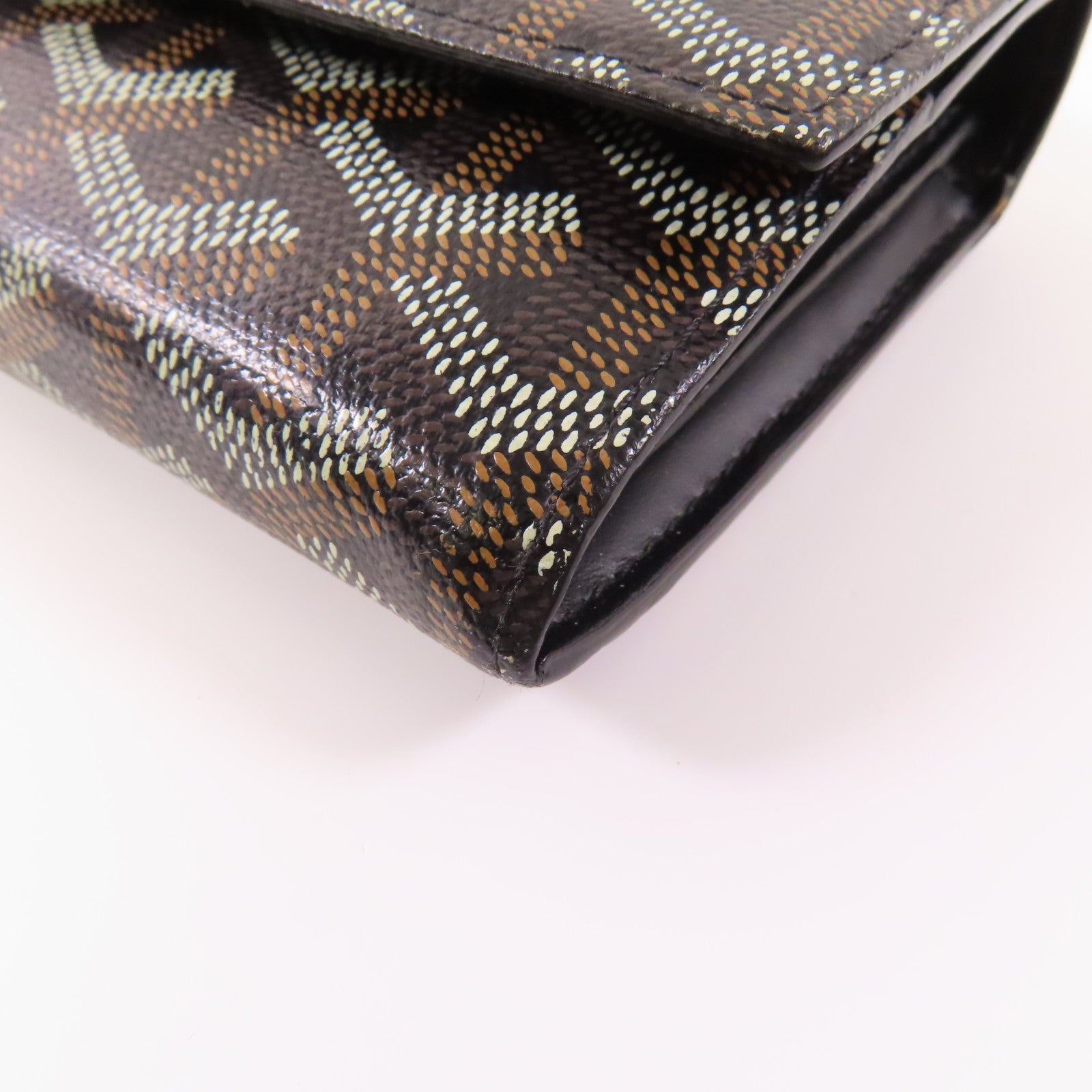 GOYARD 塗層帆布Long Wallet銀扣長錢包