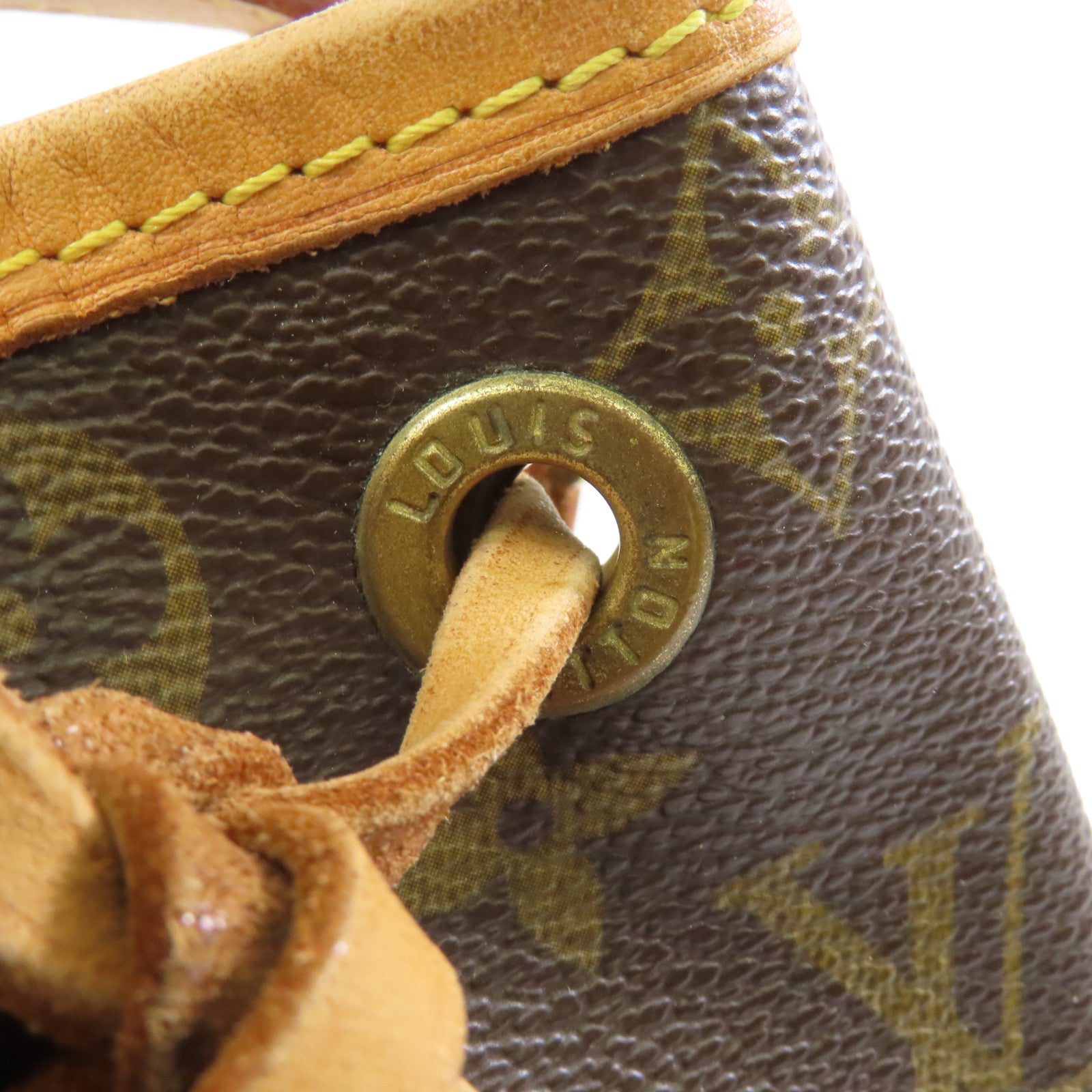 LOUIS VUITTON Monogram Mini Noe金扣手挽袋啡色