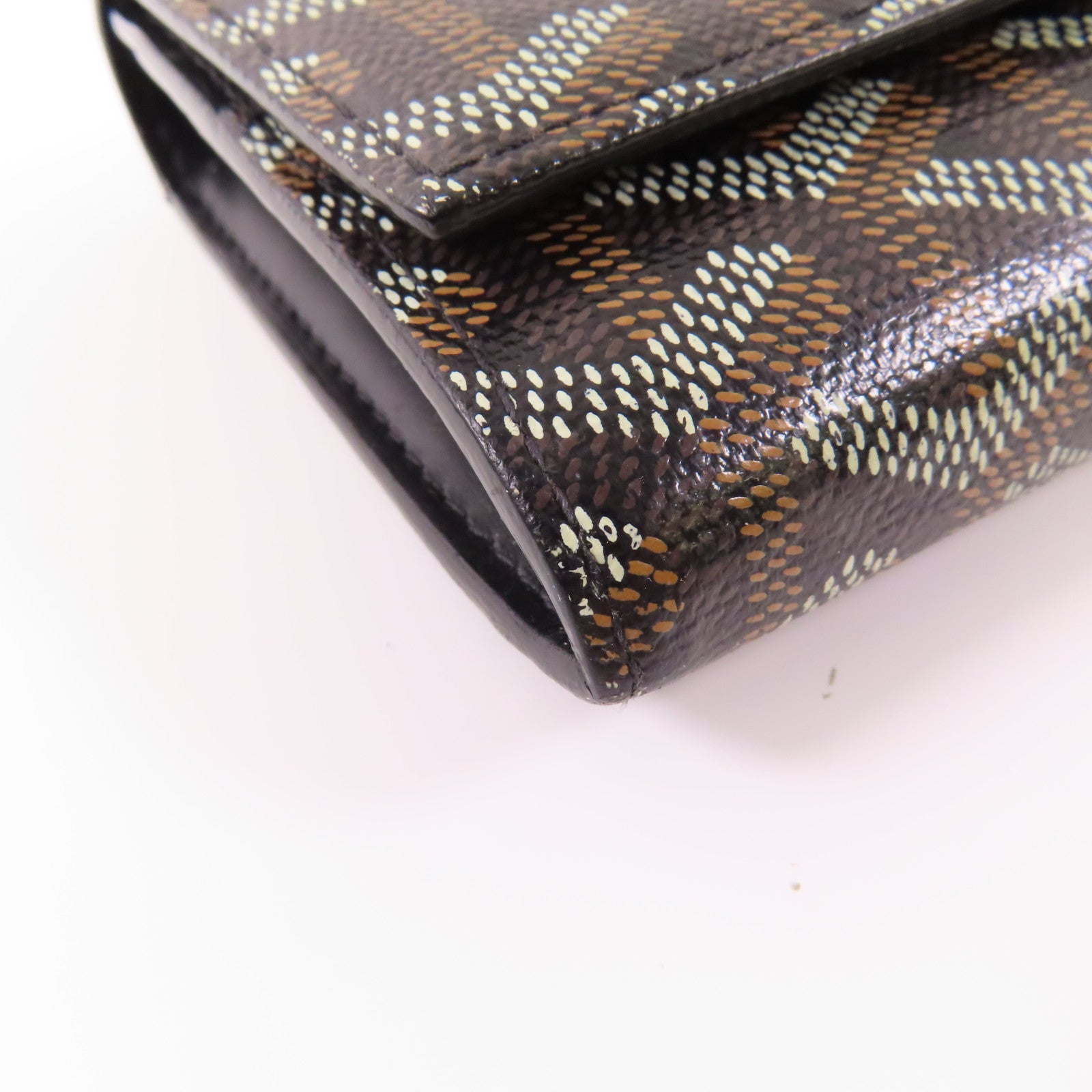 GOYARD 塗層帆布Long Wallet銀扣長錢包
