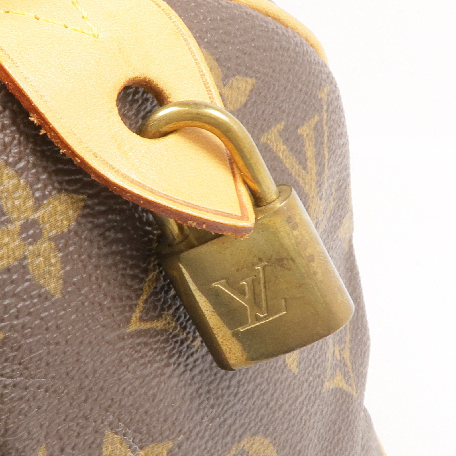 LOUIS VUITTON Monogram Speedy 25金扣手挽袋