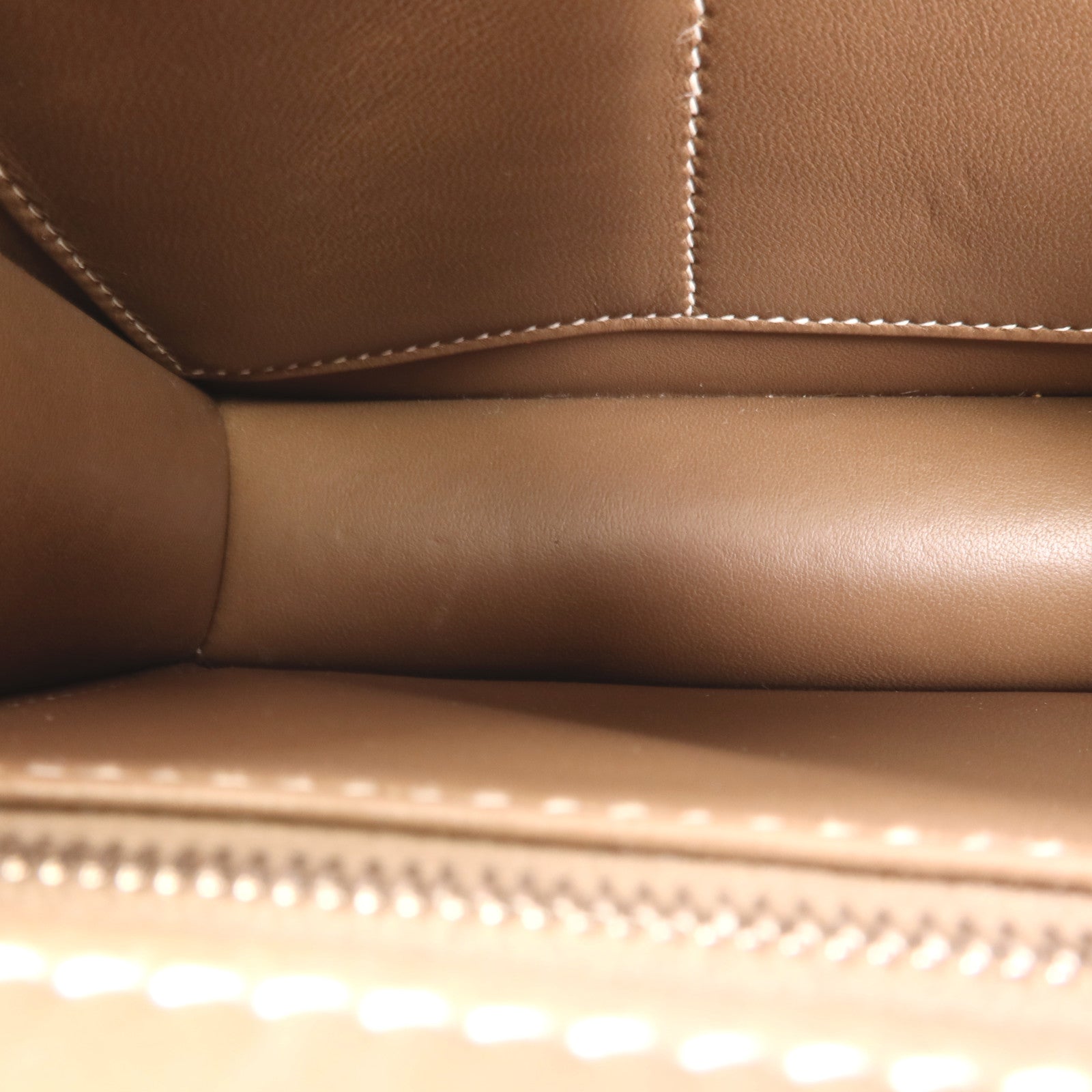 HERMES Epsom皮革Constance 24銀扣肩背袋Etoupe