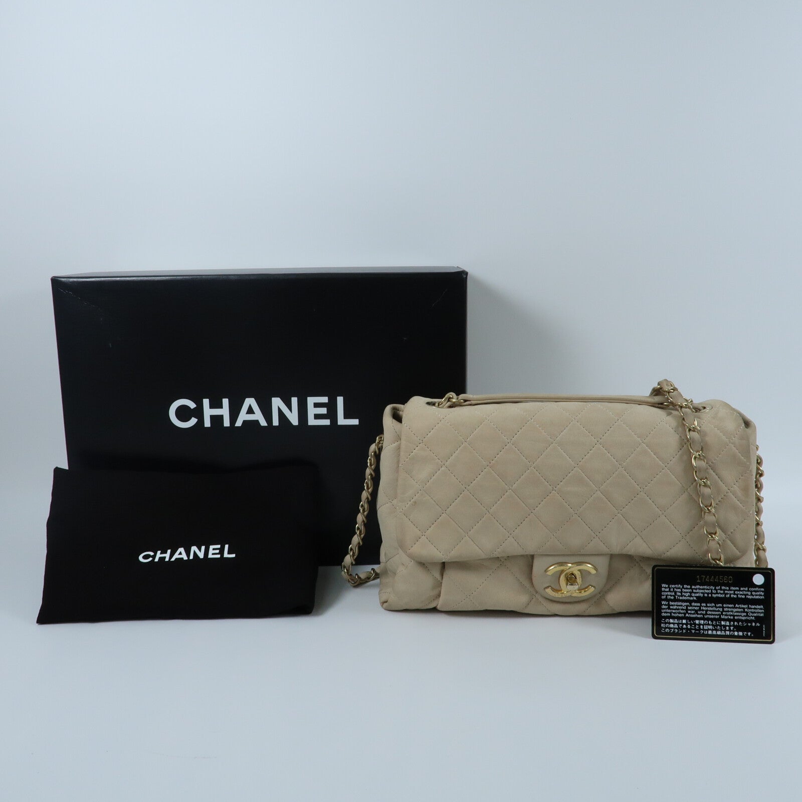 CHANEL 牛皮皮革Chain Shoulder鏈帶肩背袋