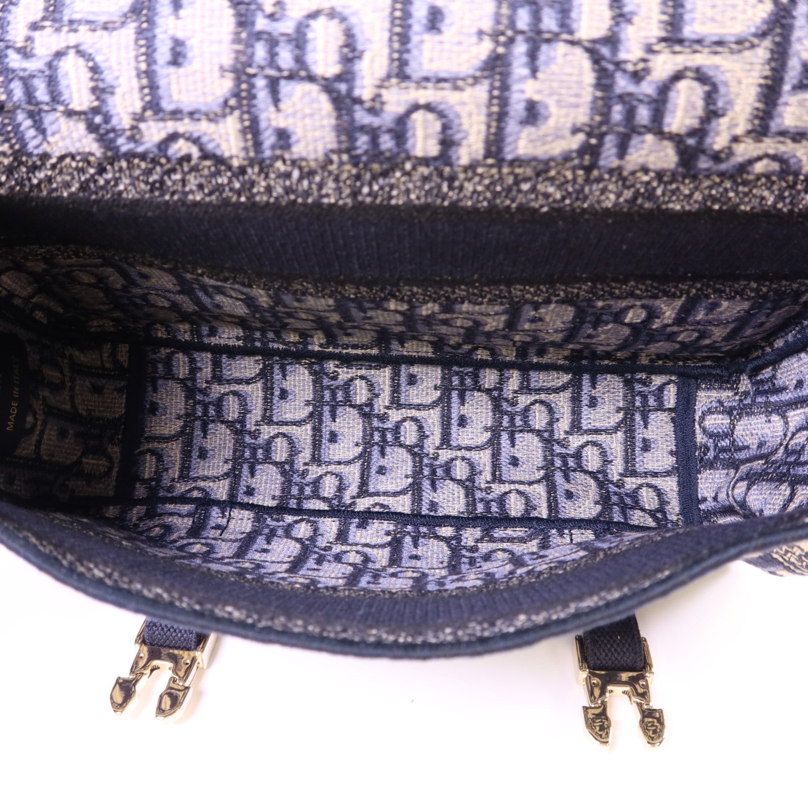 Dior 帆布Diorcamp銀扣肩背袋