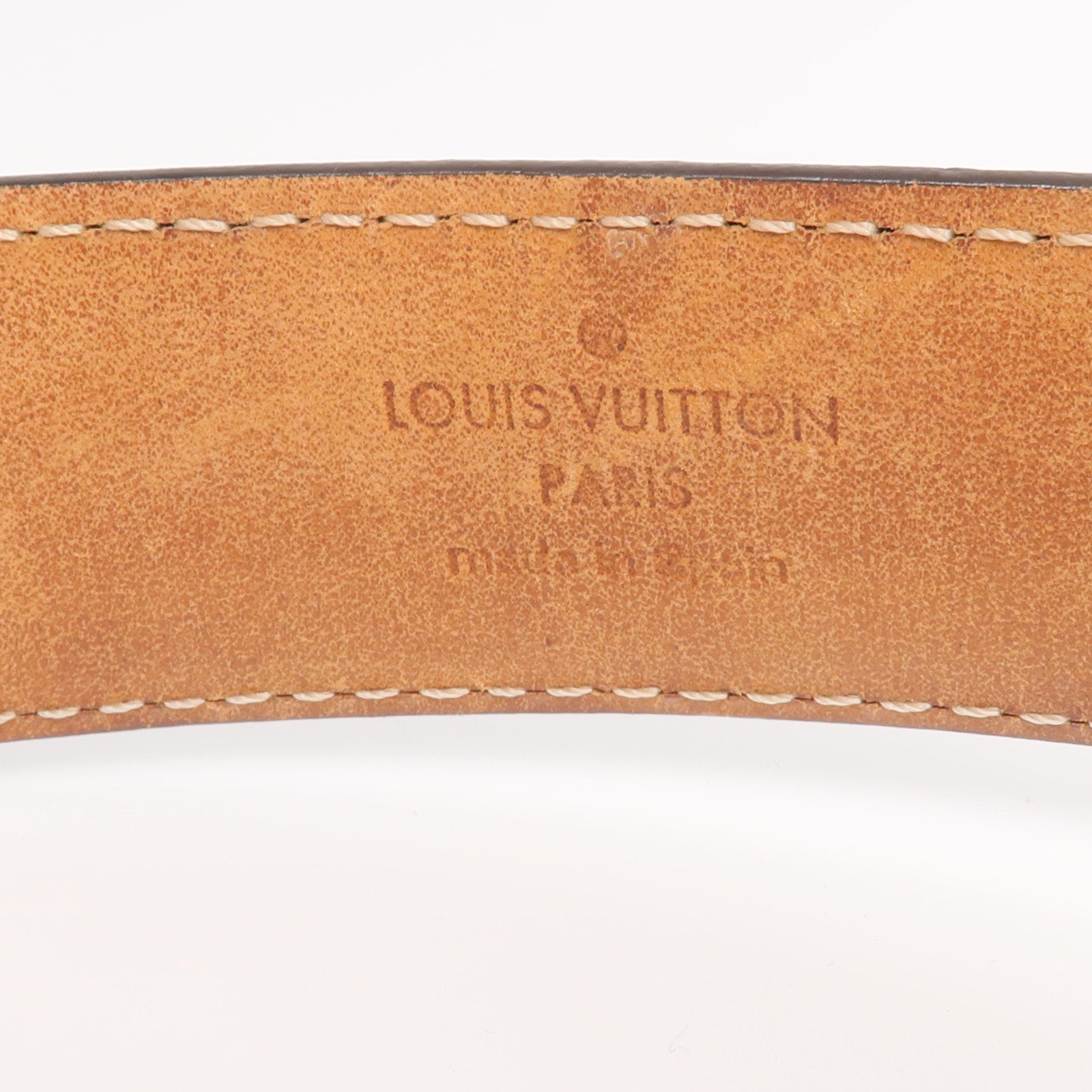 LOUIS VUITTON 【激減優惠】Damier Ceinture Ellipse金扣皮帶
