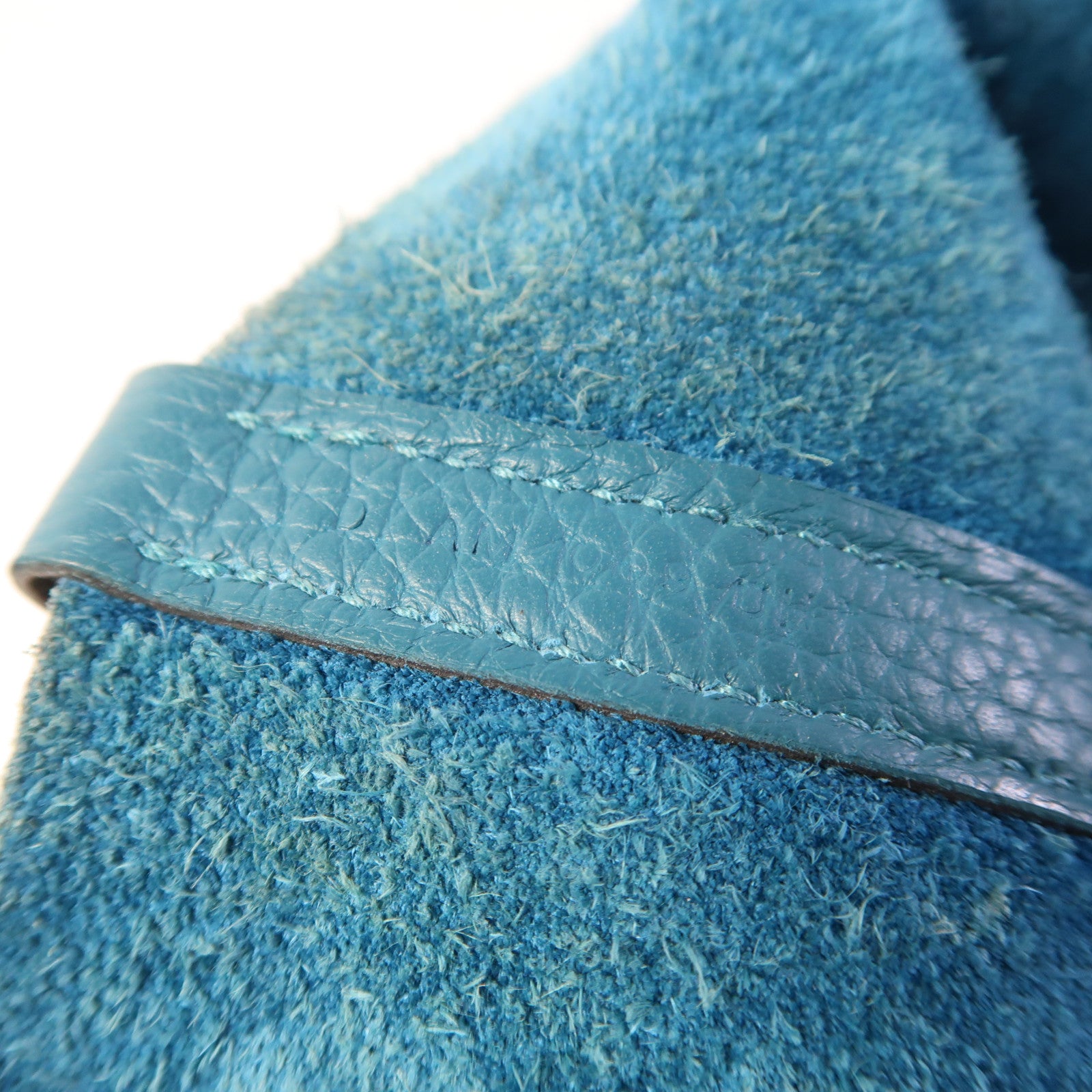 HERMES 皮革Picotin MM銀扣手挽袋Vert Bosphore