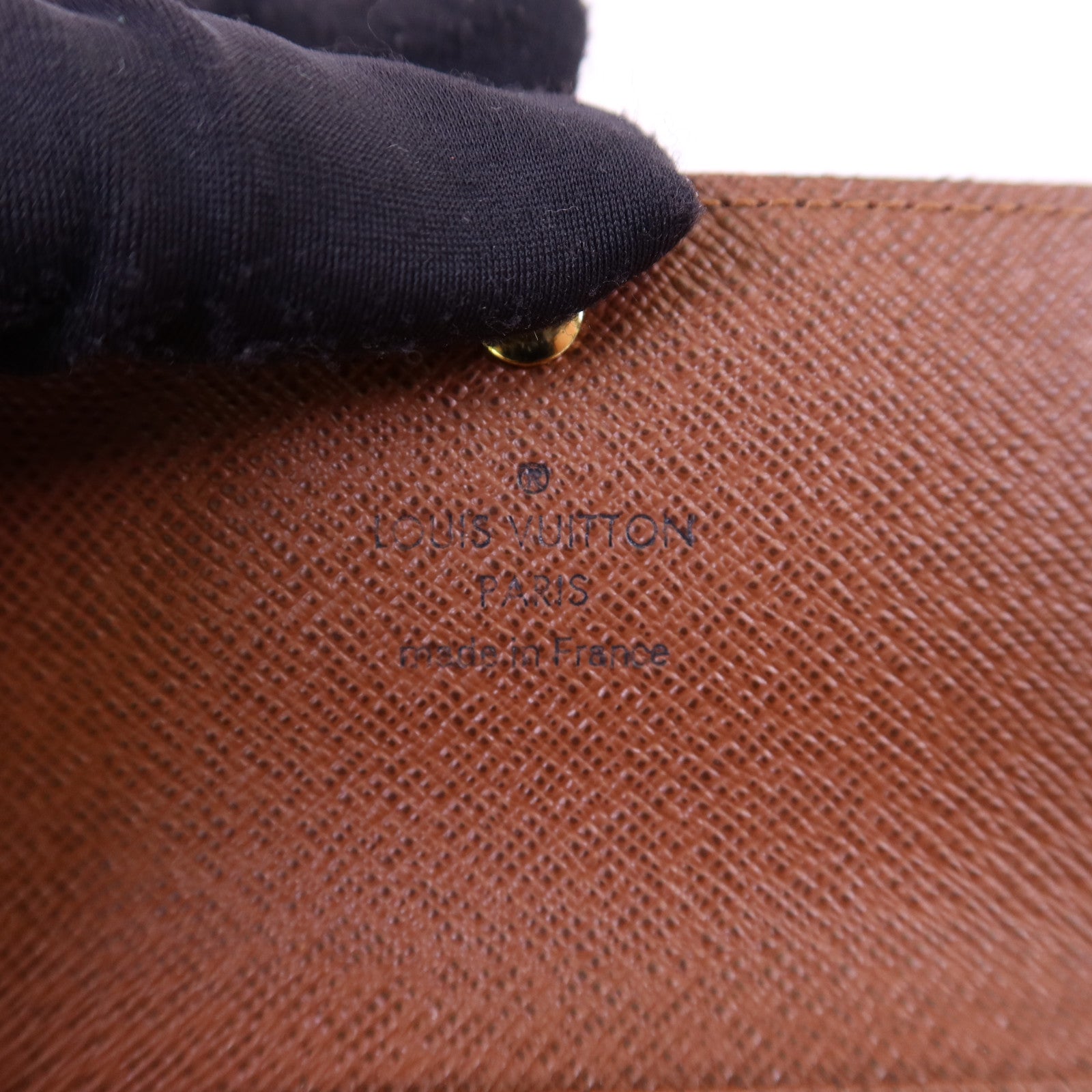 LOUIS VUITTON Monogram 6 Key Holder金扣鎖匙包棕色