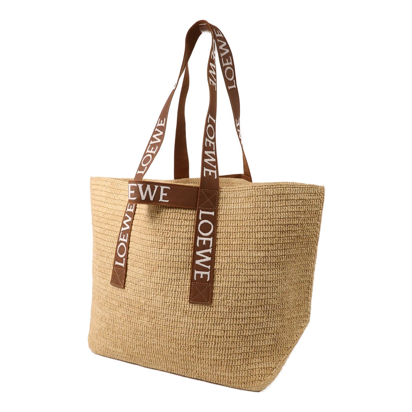 LOEWE Raffia Fold Shopper手挽袋