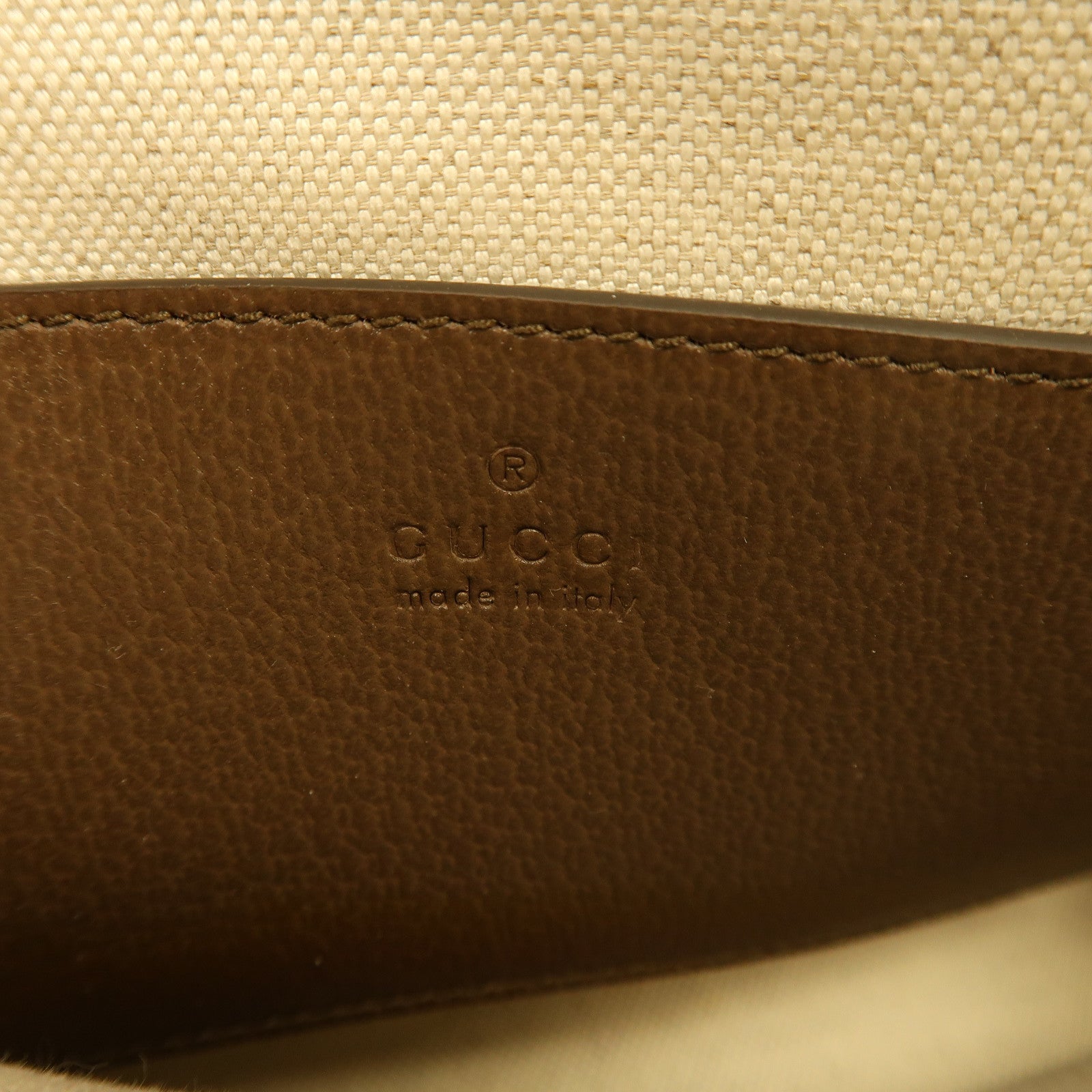 GUCCI 【激減優惠】塗層帆布Ophidia GG金扣手挽肩背兩用袋啡色