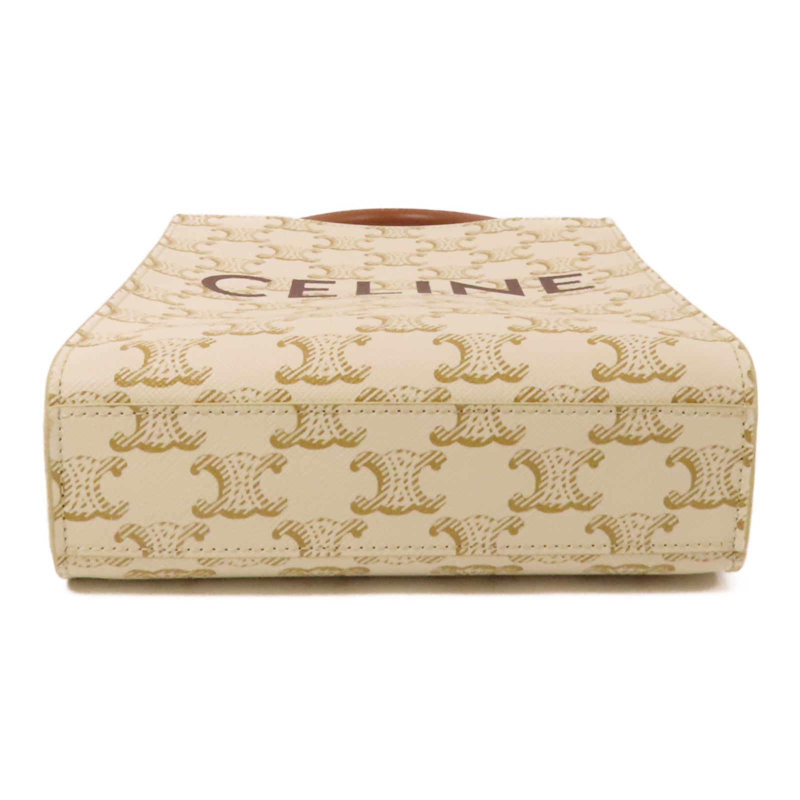 CELINE 塗層帆布Mini Vertical Cabas手挽肩背兩用袋