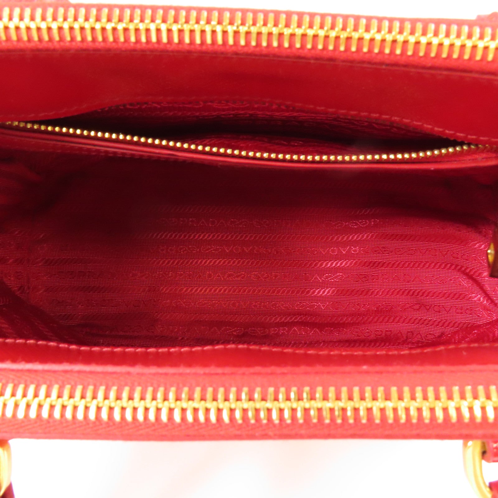 PRADA Saffiano皮革2 Way Shoulder Bag金扣手挽肩背兩用袋