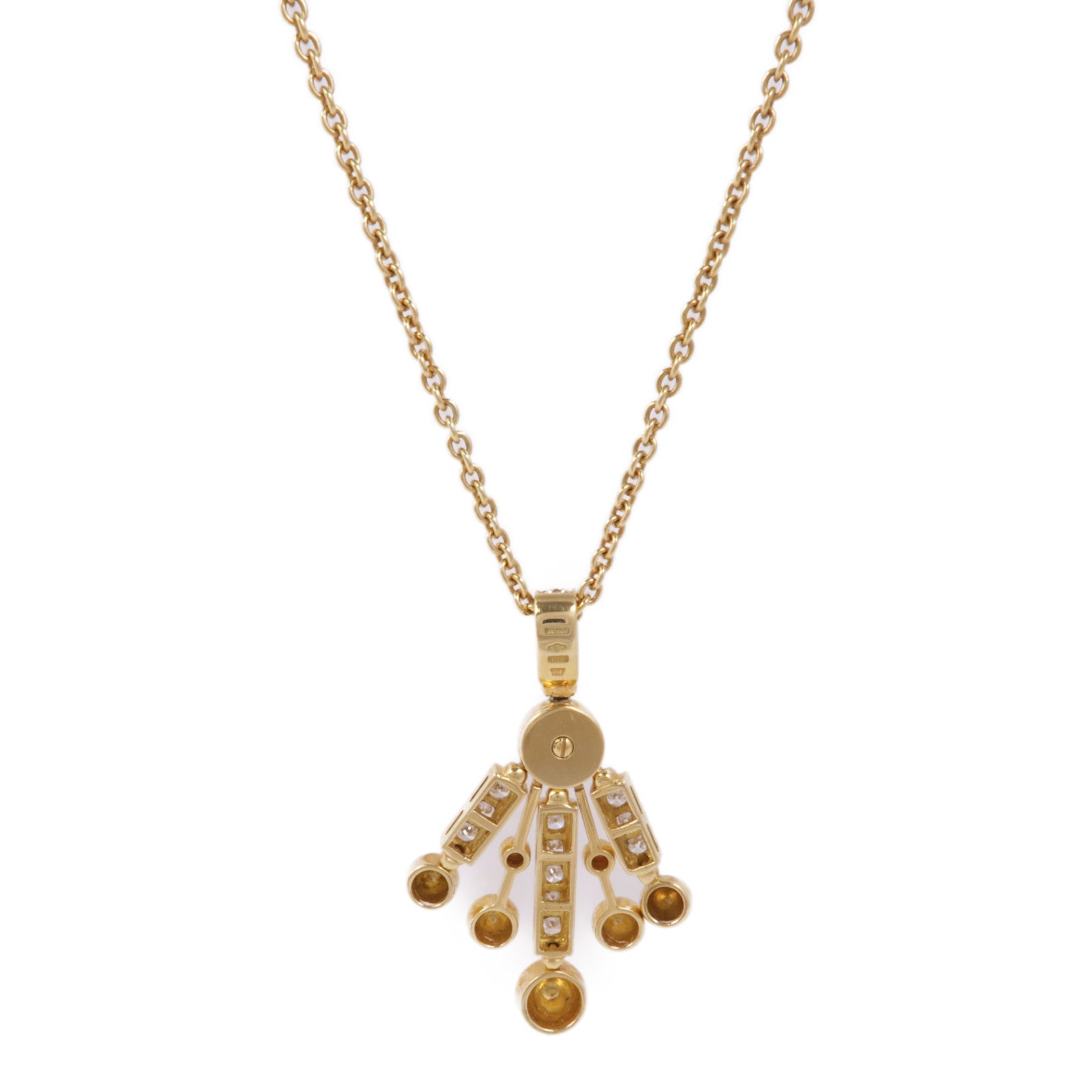 BVLGARI 18K黃金Astra Recerchi Fireworks鑽石項鍊