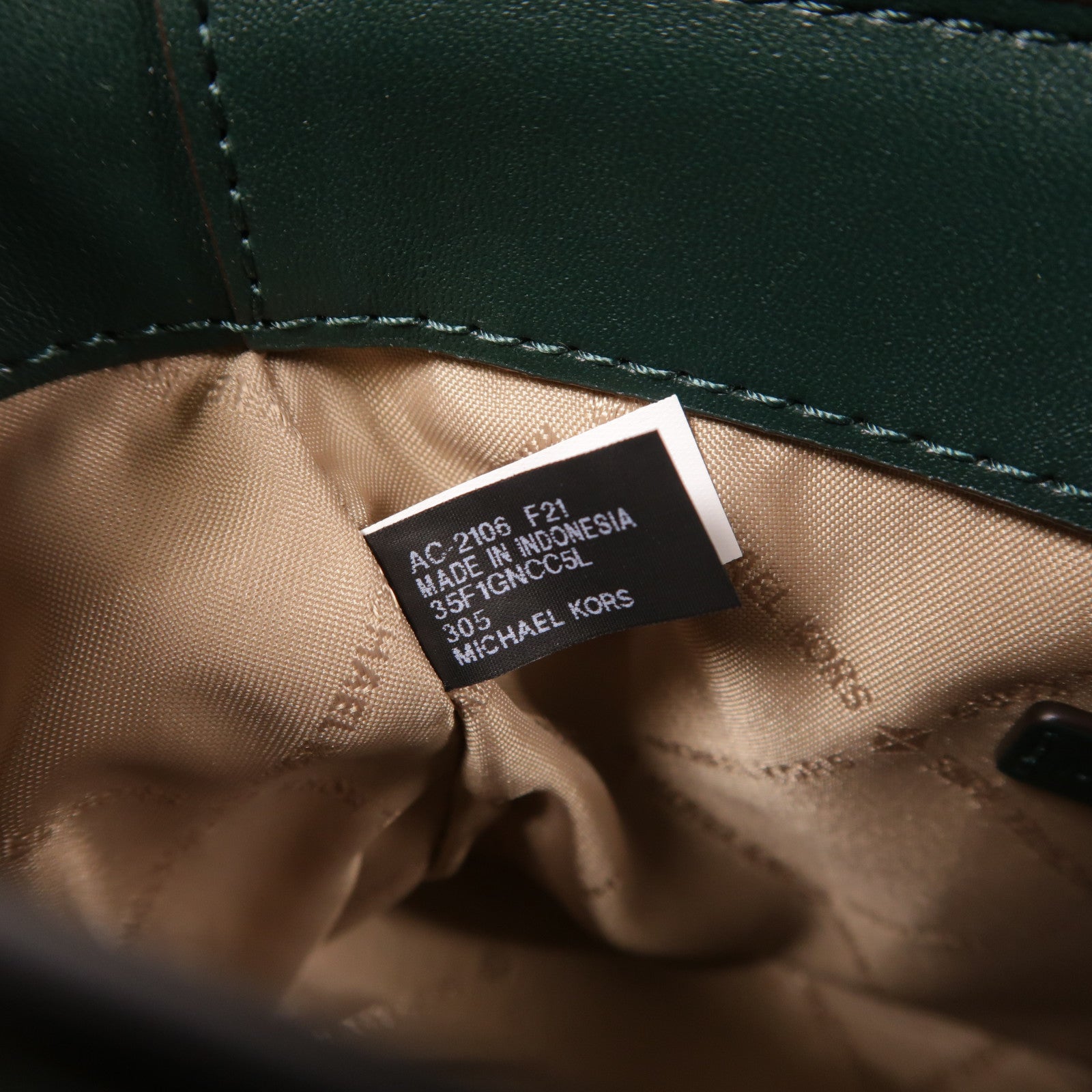 Michael Kors 牛皮皮革Manhattan金扣手挽肩背兩用袋