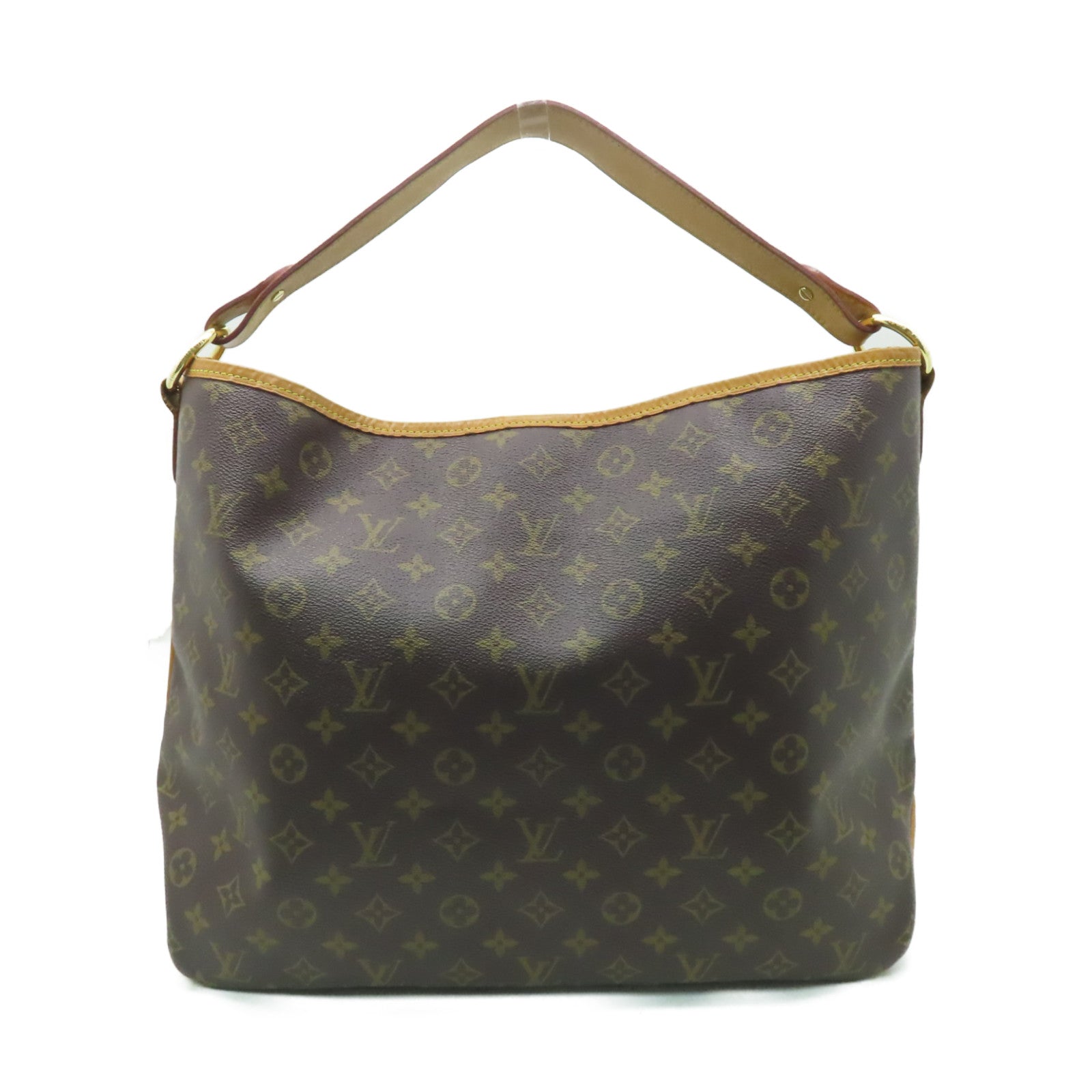 LOUIS VUITTON 【激減優惠】Monogram Delightful MM金扣肩背袋棕色